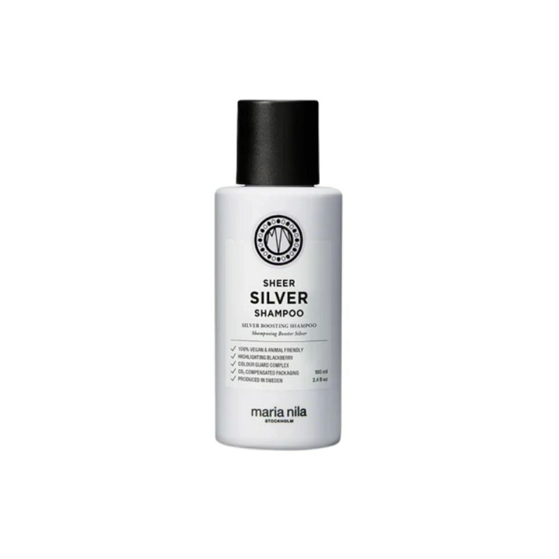 Shampoo | Champú Matizador para Cabellos Rubios y Grises - Sheer Silver - Maria Nila ®