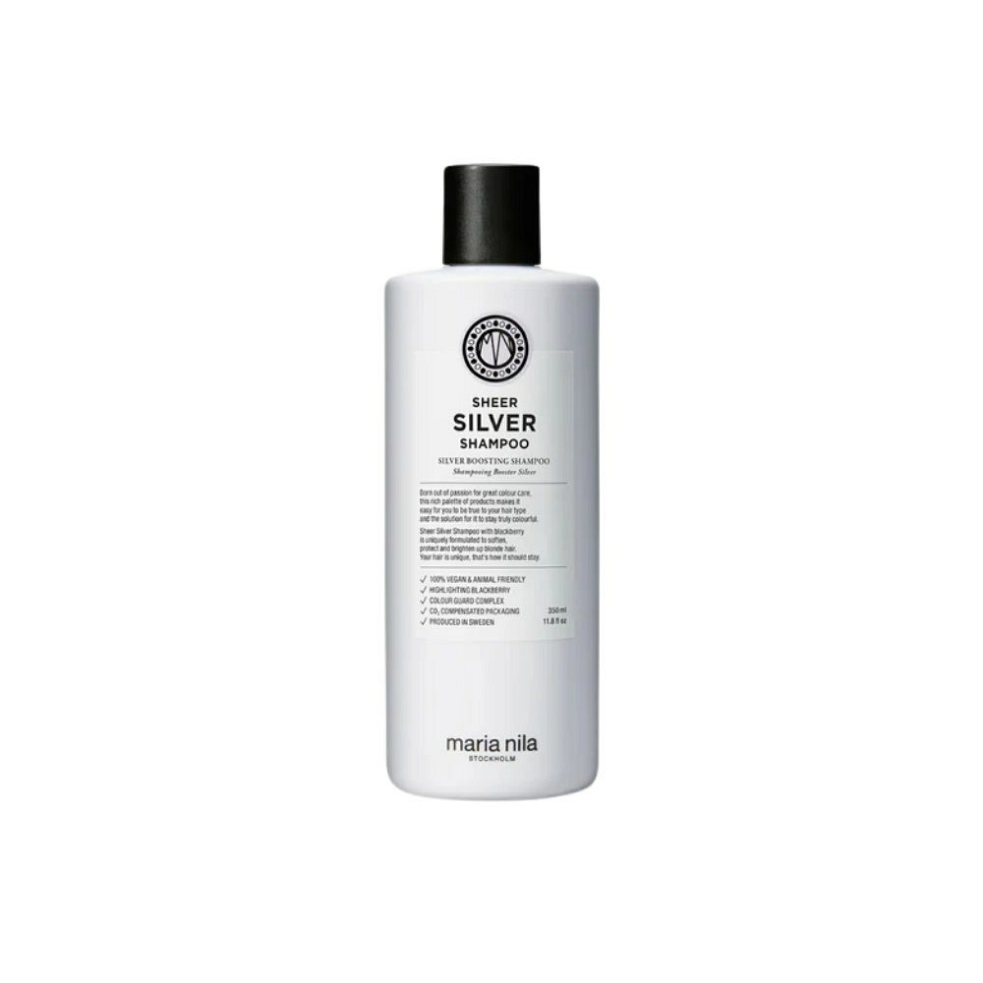 Shampoo | Champú Matizador para Cabellos Rubios y Grises - Sheer Silver - Maria Nila ®