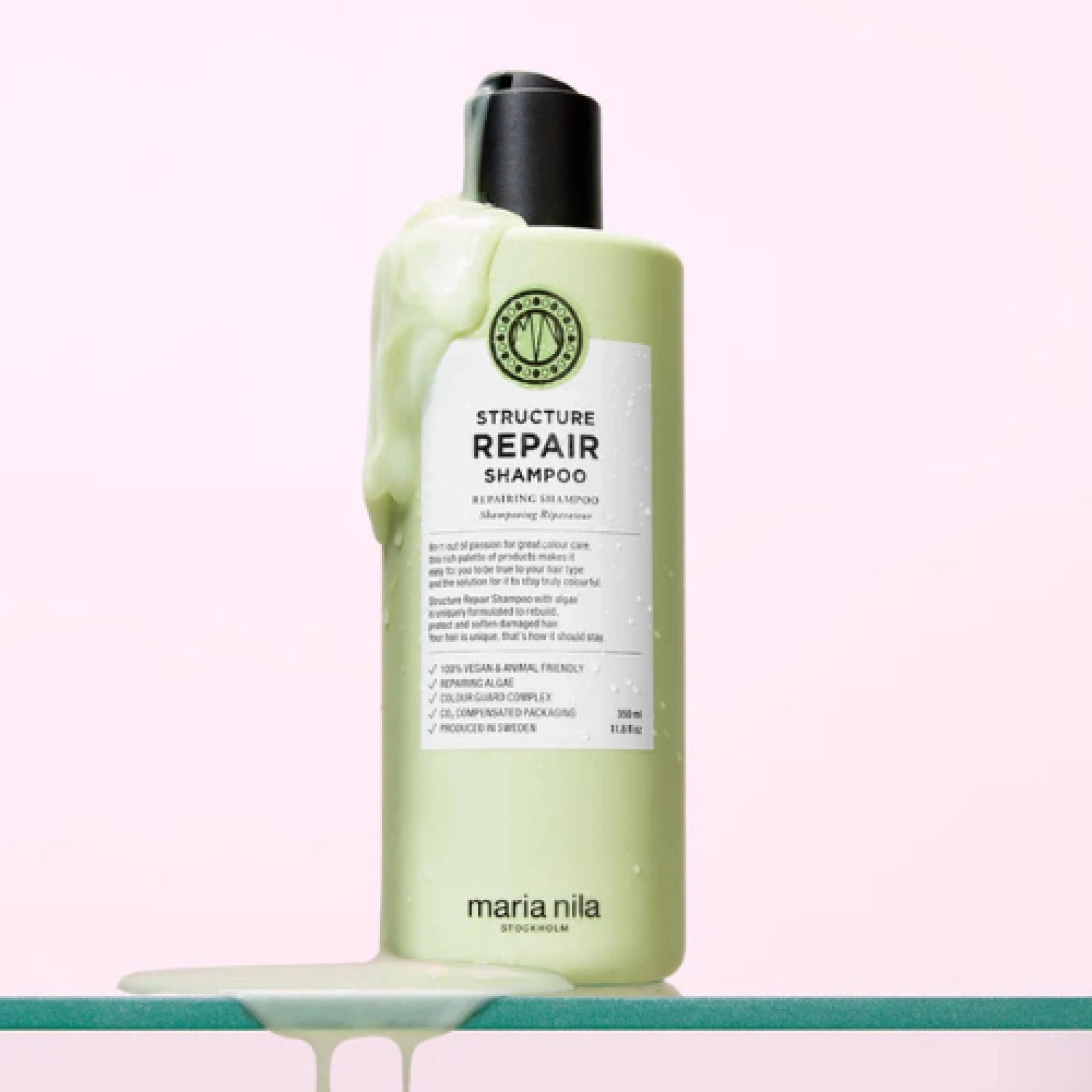 Shampoo | Champú Reparador para Cabello Dañado - Structure Repair  - Maria Nila ®