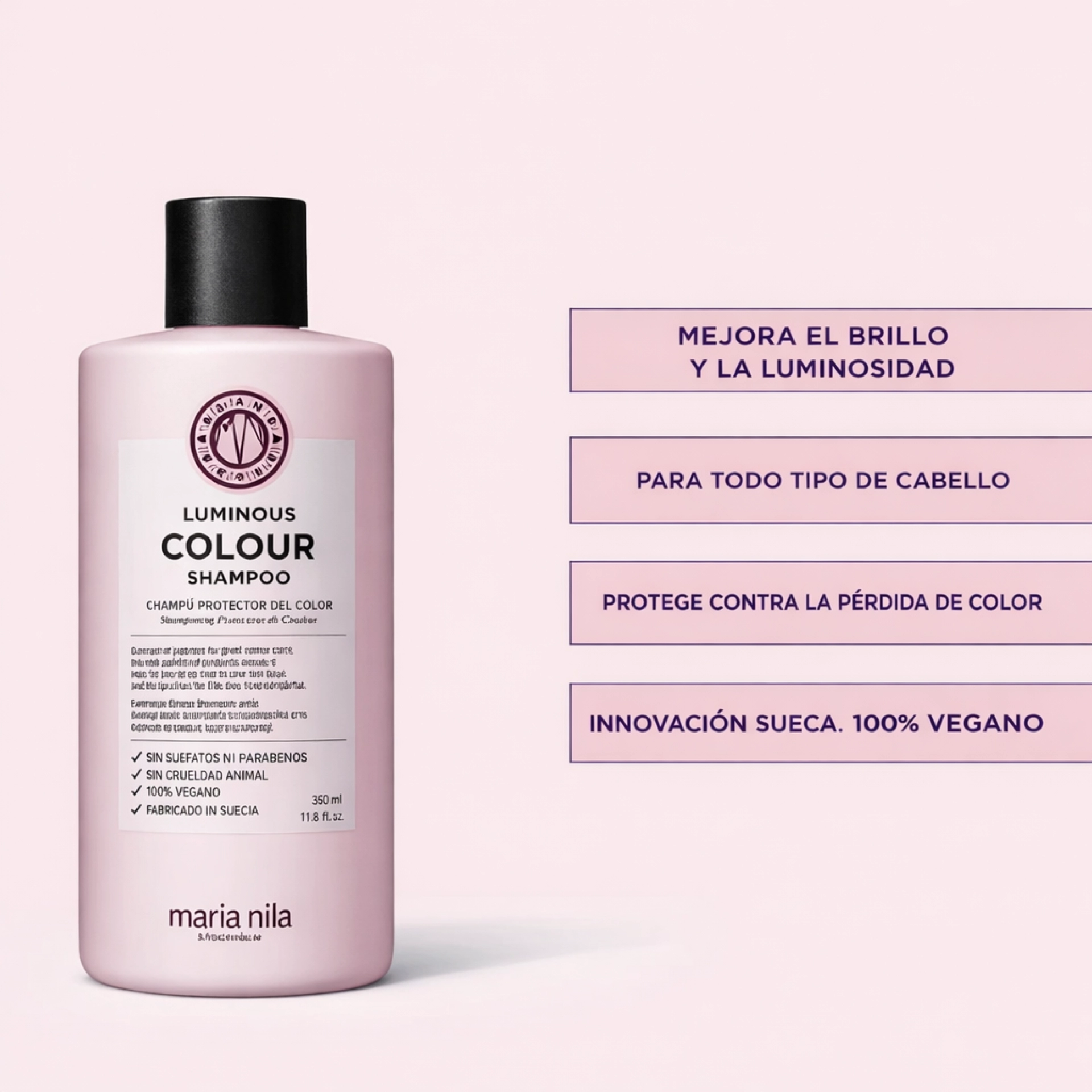 Shampoo Luminous Colour | Champú Protector de Color - Maria Nila ®