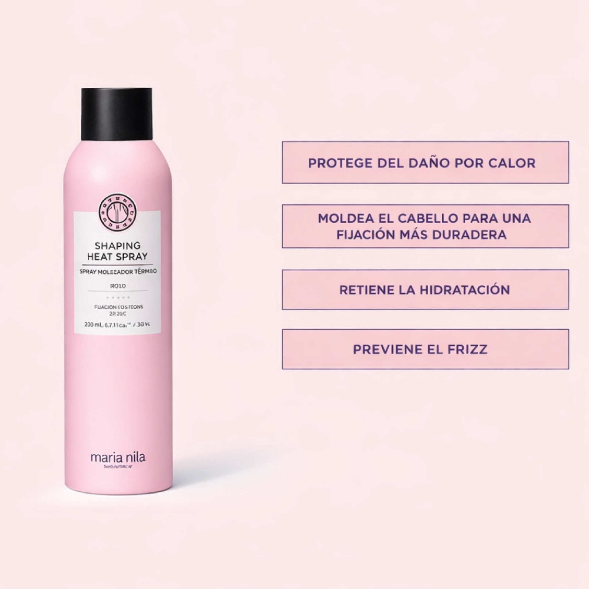 Shaping Heat Spray | Protector Térmico en Seco - Style & Finish - Maria Nila ®