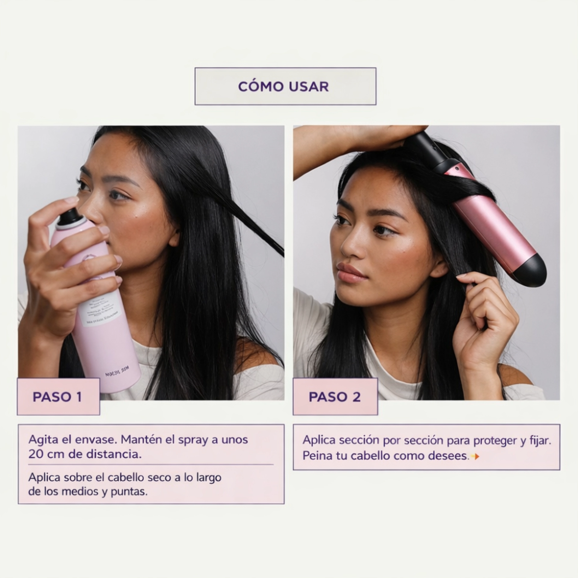 Shaping Heat Spray | Protector Térmico en Seco - Style & Finish - Maria Nila ®