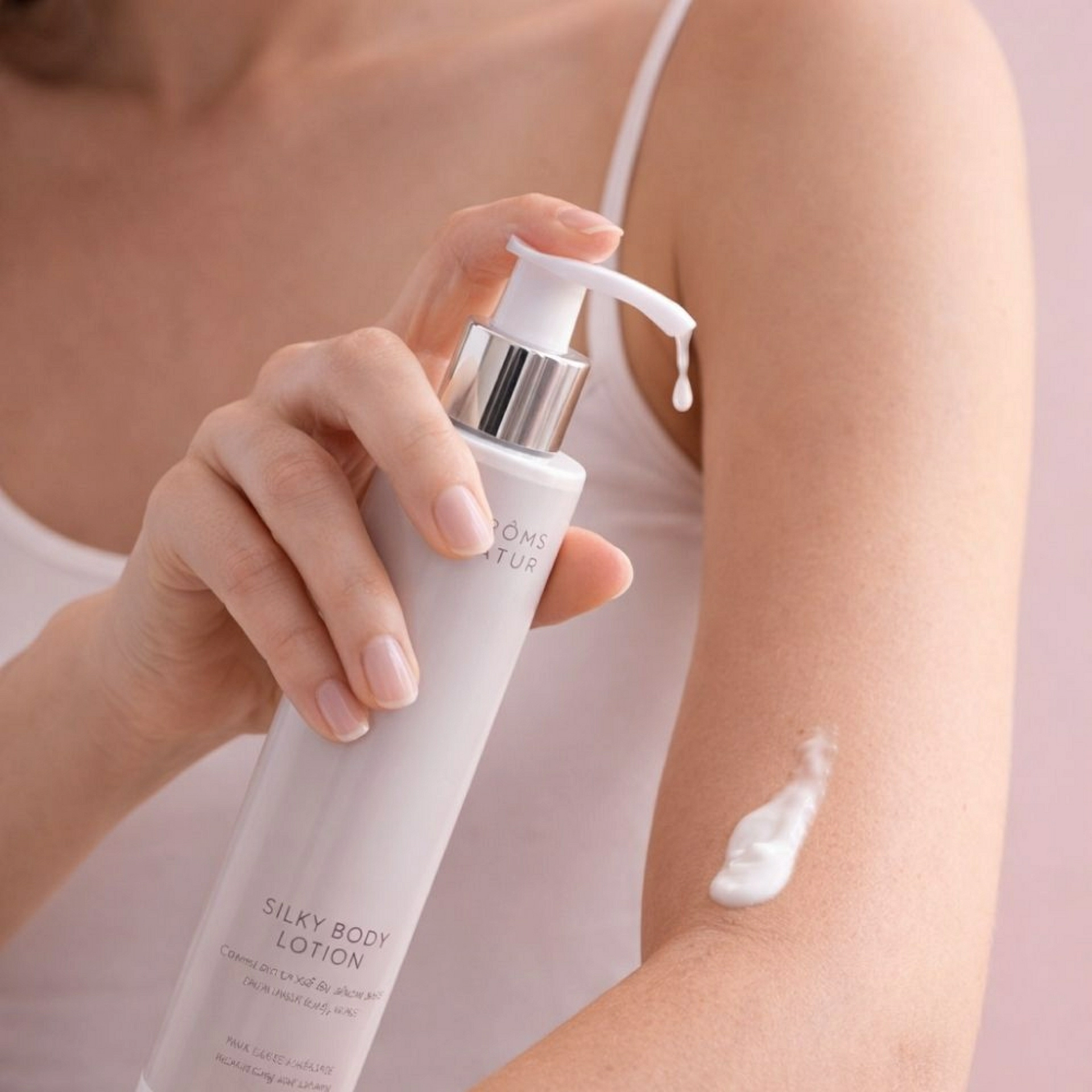 Silky Body Lotion | Loción corporal efecto seda 150ml - Happiness Cosmetics - Arôms Natur ®