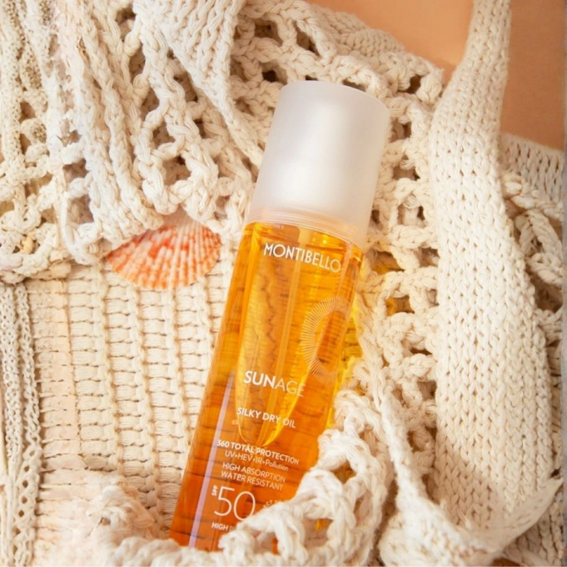 Silky Dry Oil SPF50 | Aceite Fotoprotector - Sun Age - Montibello ®