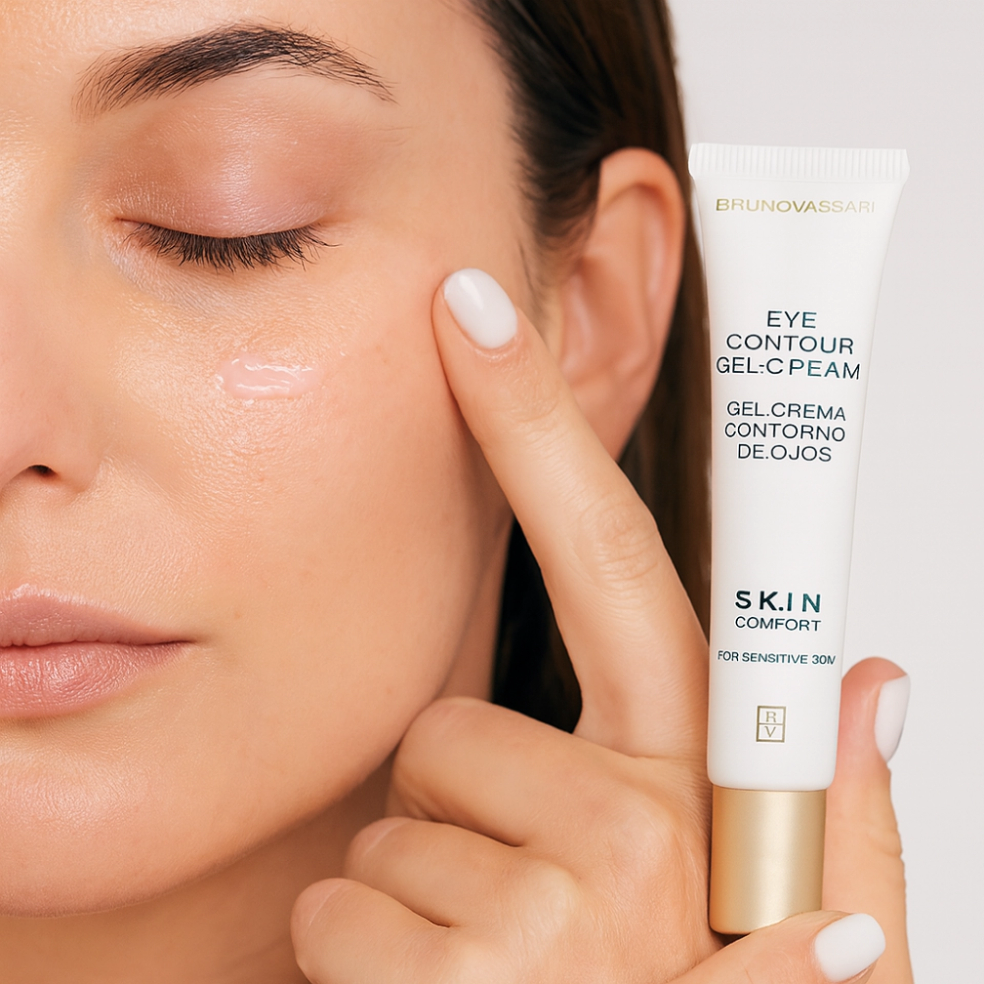 Skin Comfort Eye Contour Gel Cream | Contorno de ojos para piel sensible 15ml - Bruno Vassari ®