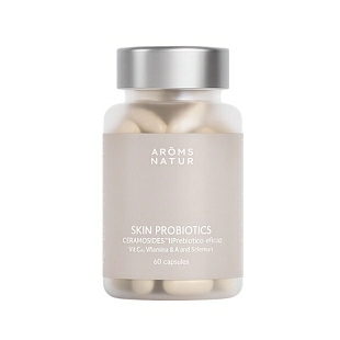 Skin Probiotics | Complemento alimenticio para mantener la piel en condiciones normales 60 cápsulas - Nutricosméticos - Arôms Natur ®