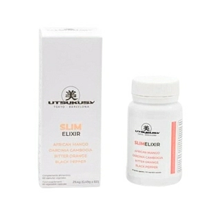 Slim Elixir | Nutricosmético antigrasas 60 cápsulas x 0.49g - Utsukusy ®