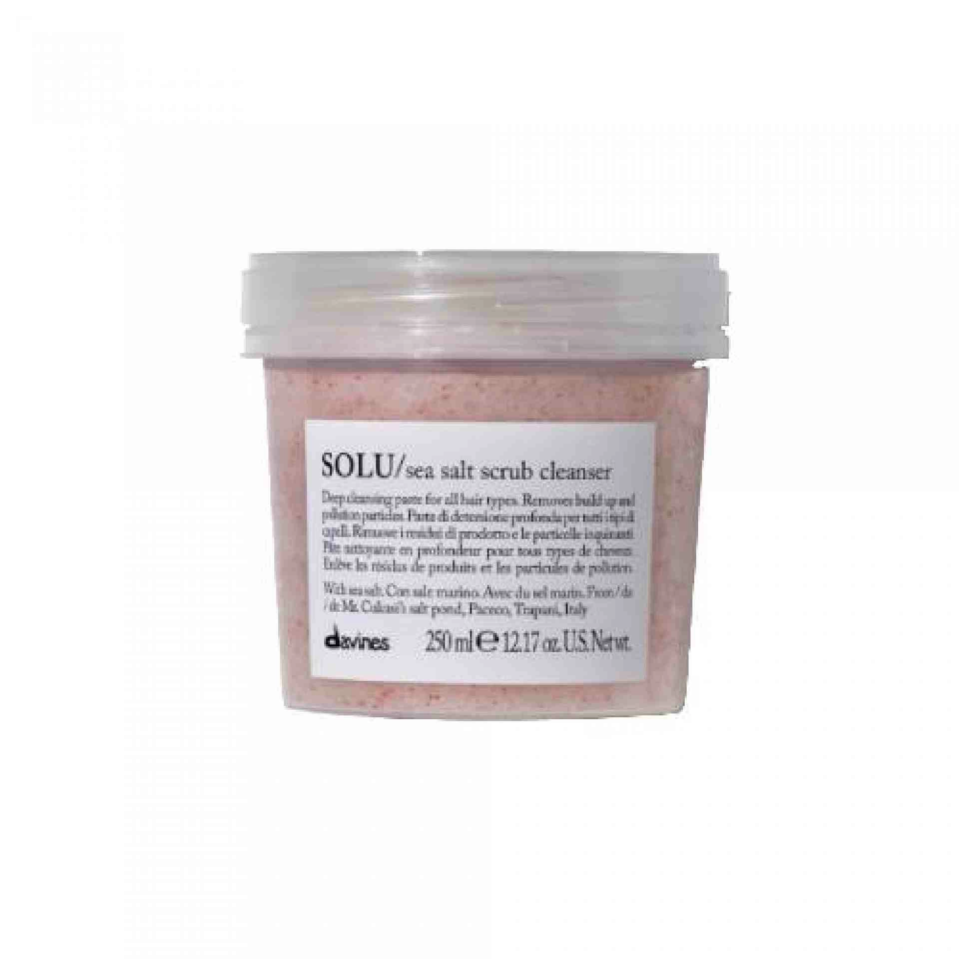 SOLU / Sea Salt Scrub | Pasta exfoliante - Essential Haircare - Davines ®