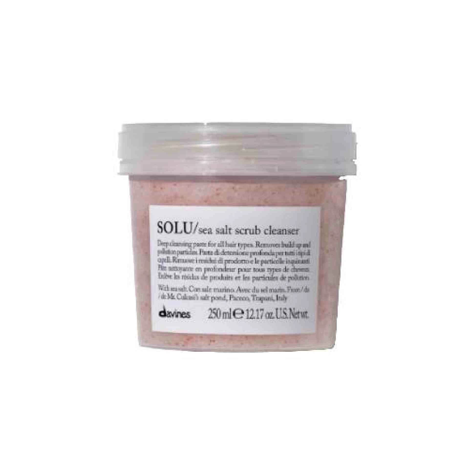 SOLU / Sea Salt Scrub | Pasta exfoliante - Essential Haircare - Davines ®