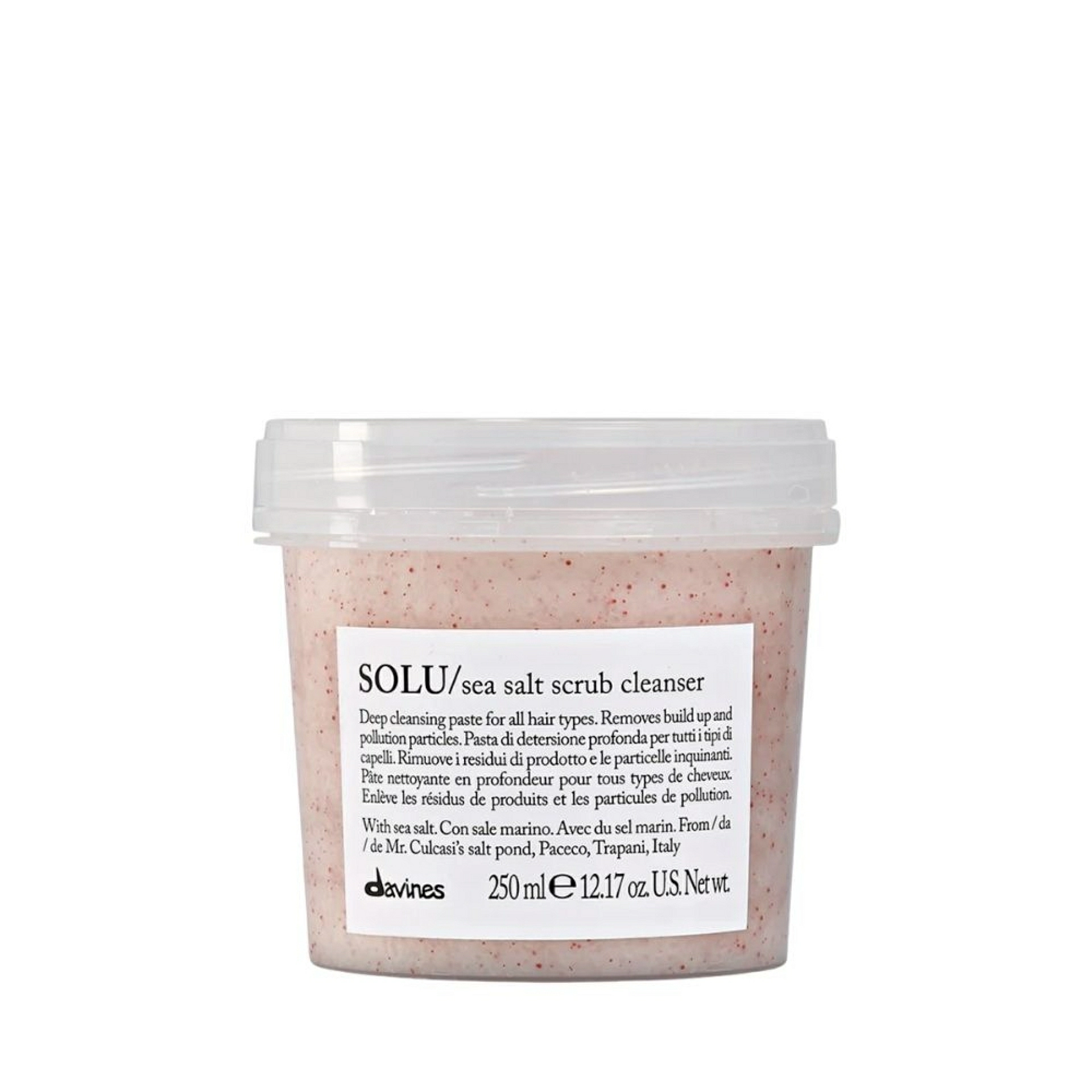 SOLU / Sea Salt Scrub | Pasta exfoliante - Essential Haircare - Davines ®