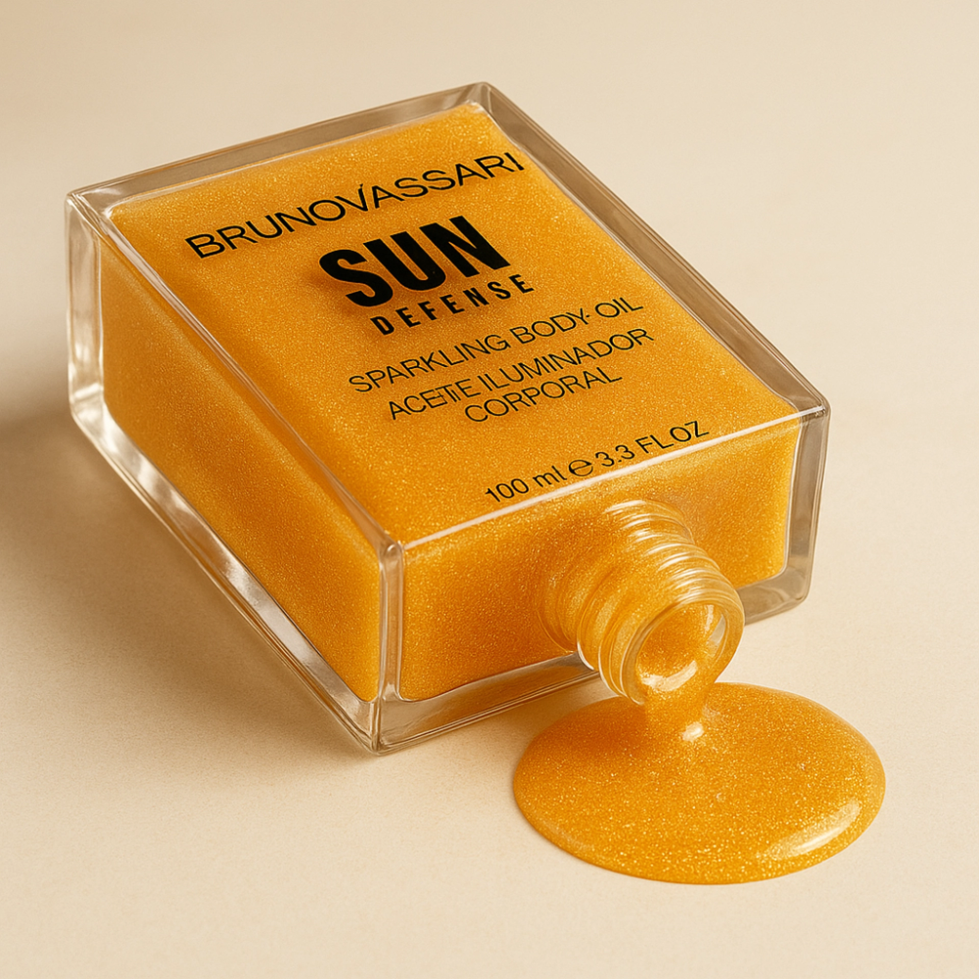 Sparkling Body Oil | Aceite iluminador corporal 100ml - Sun Defense - Bruno Vassari ®