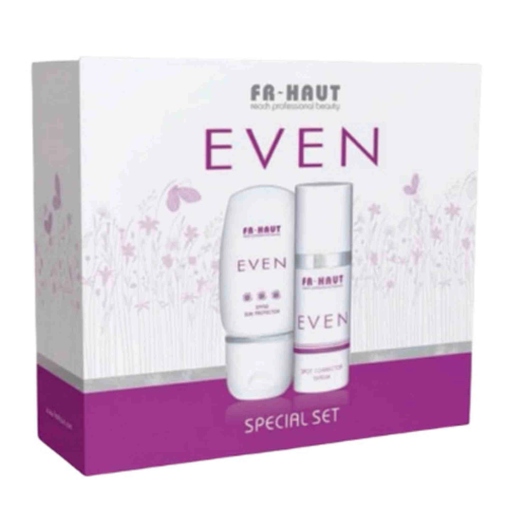Special Set Even: Even Spot Corrector Serum 30ml + Even SPF50 Sun Protector 50ml Freihaut®