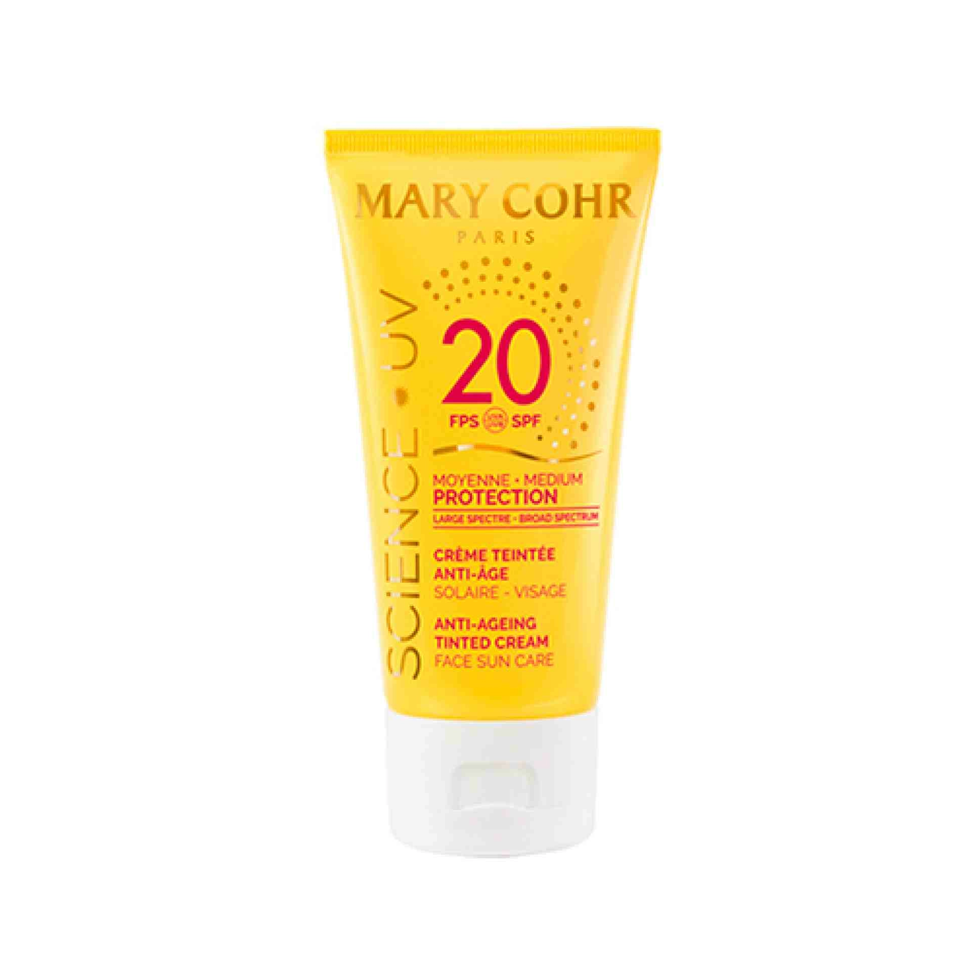 SPF20 Crème Teintée Anti-Âge Visage I Crema Protectora con Color 50ml - Mary Cohr ®