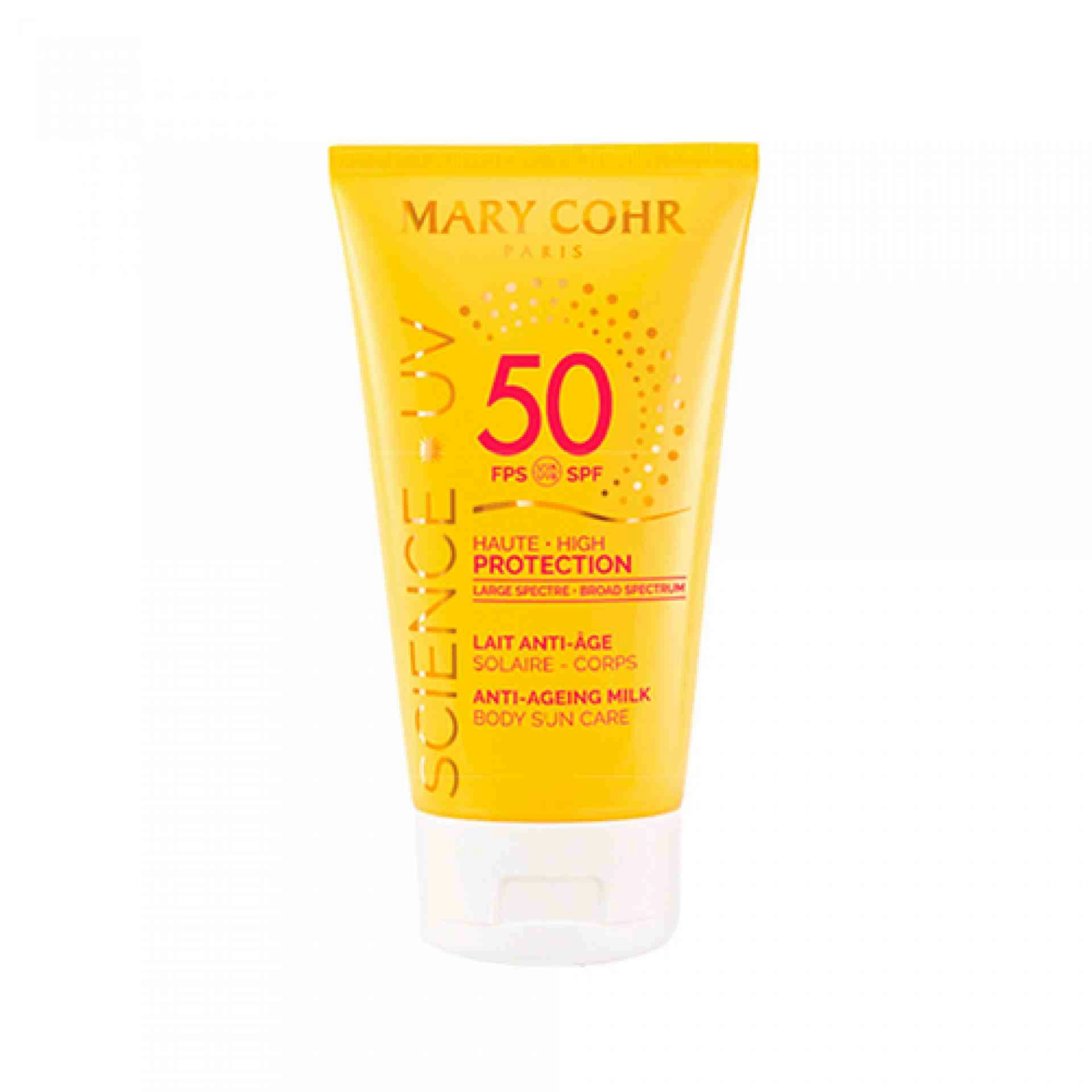 SPF50 Lait Anti-Âge Corps I Leche Antiedad 150ml - Mary Cohr ®