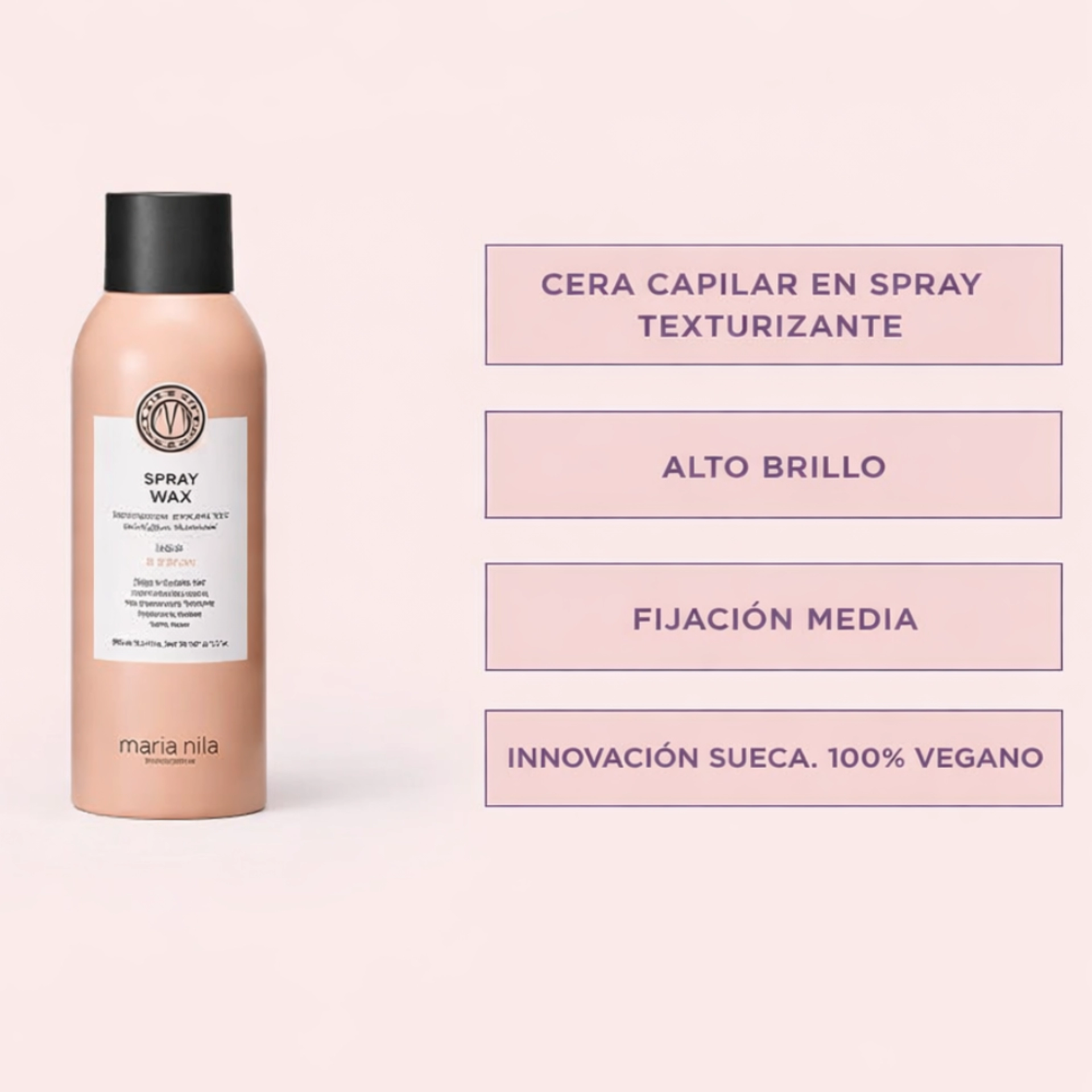 Spray Wax | Cera de Peinado en Aerosol 200ml - Maria Nila ®