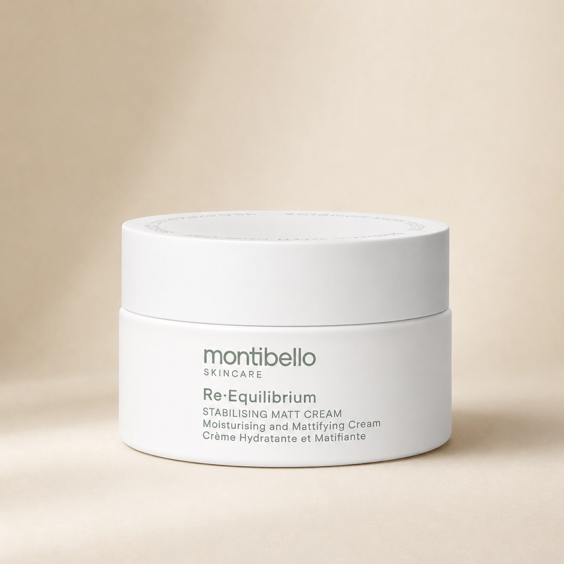Stabilising matt cream | Crema Reguladora Hidratante 50ml - Re-Equilibrium - Montibello ®