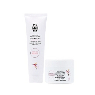 Stop Estrías | Bálsamo Antiestrías Reafirmante de Pecho 75ml + Crema Antiestrías Reafirmante 150ml - Me and Me ®