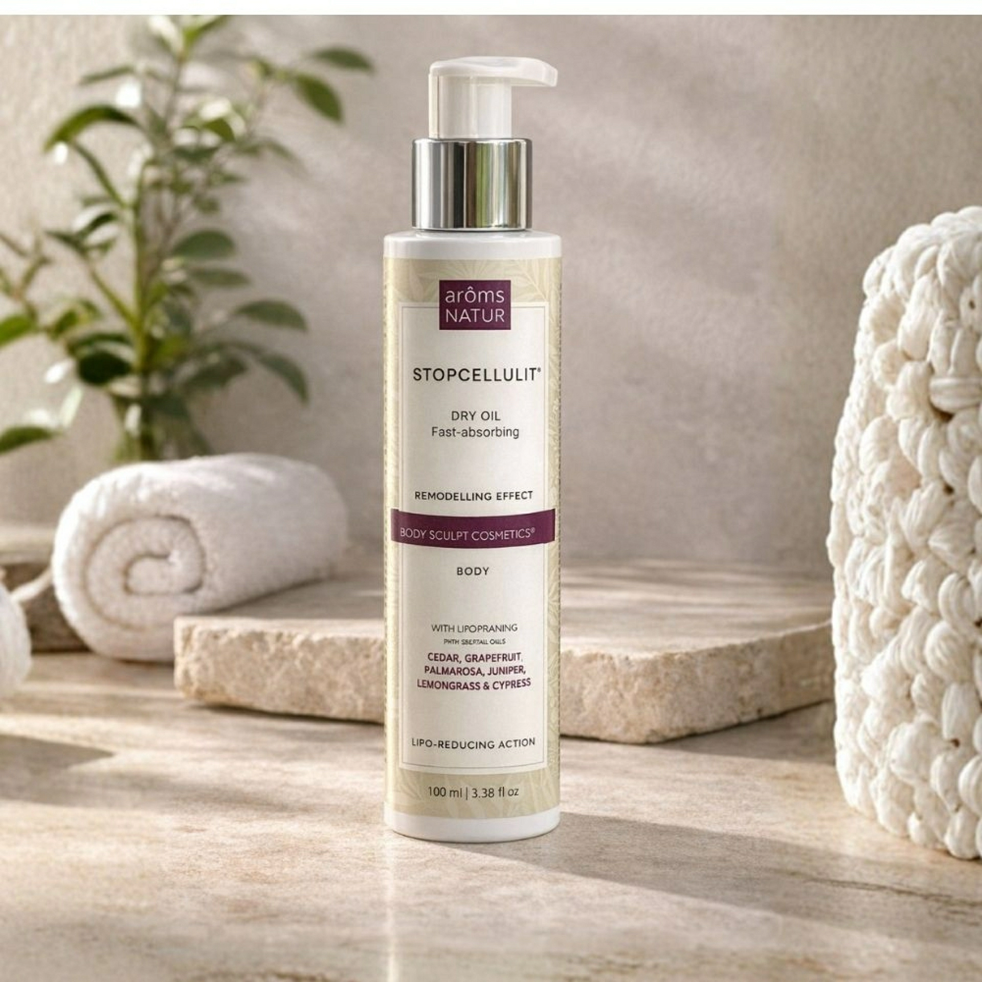 Stopcelulit | Aceite seco anticelulítico 100ml - Body Sculpt cosmetics - Arôms Natur ®