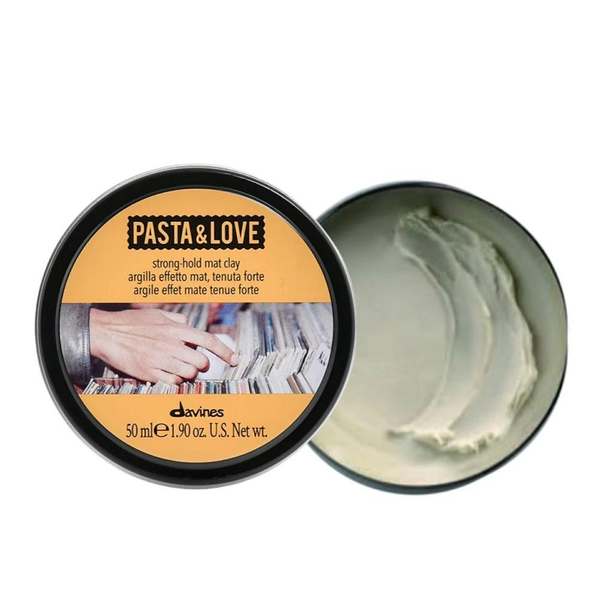 STRONG HOLD MAT CLAY | Arcilla de peinado 50ml - Pasta&Love - Davines ®