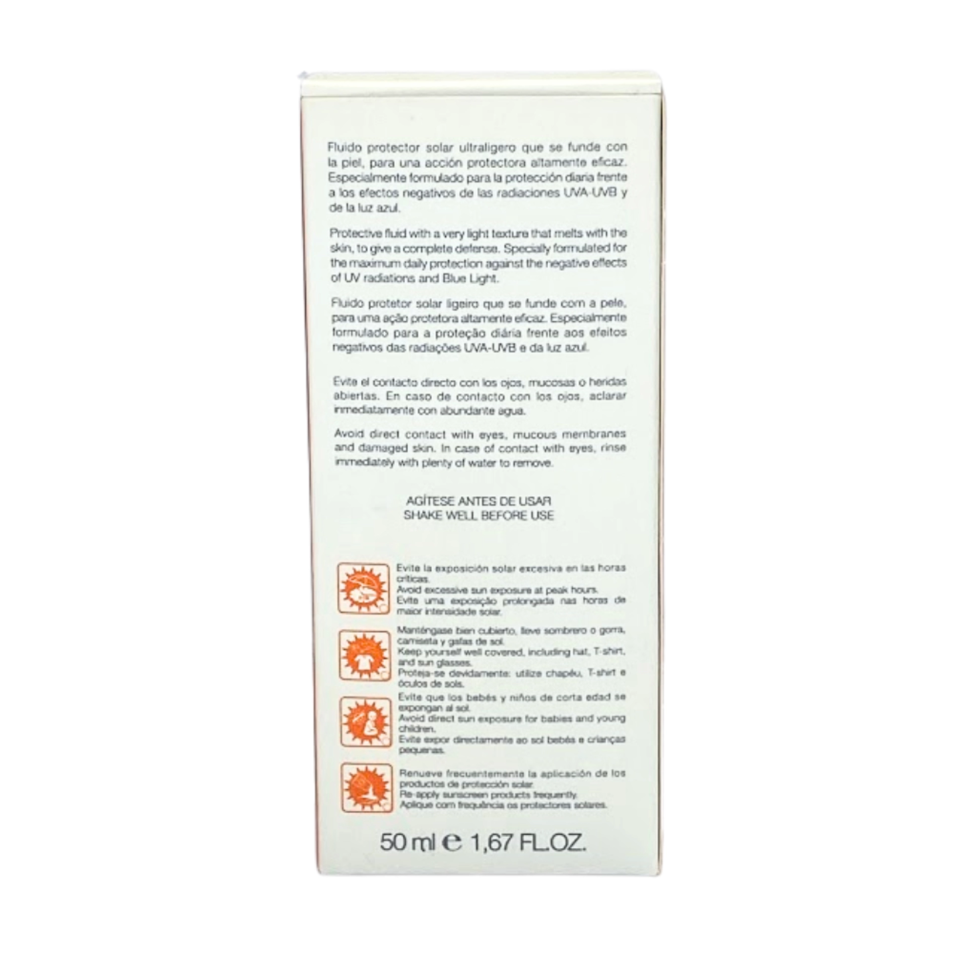 Sun Fluid Blue Protection SPF30 | Fluido solar 200ml - Sun Defense - Bruno Vassari ®