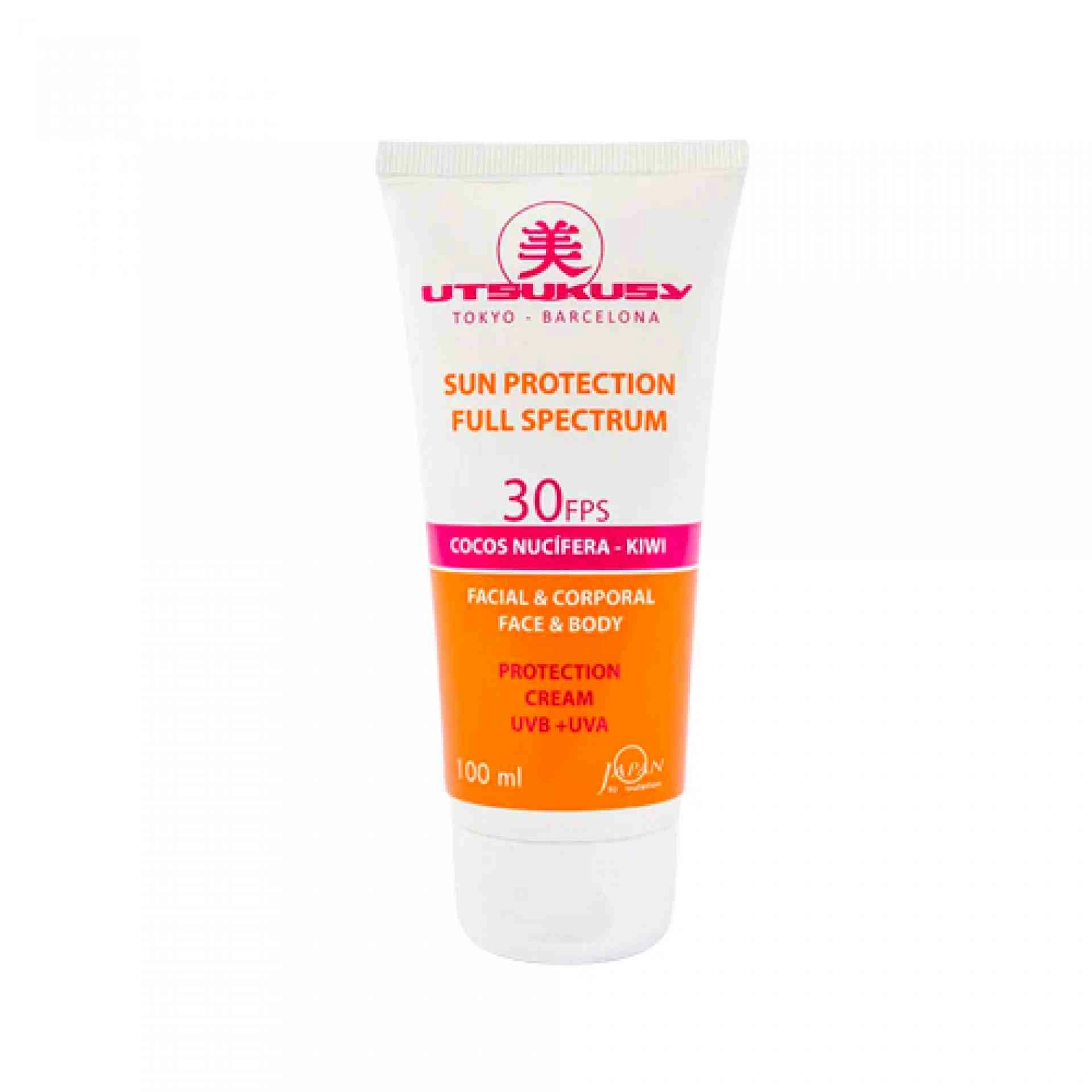 Sun Protect Crema - Protector Solar Facial y Corporal SPF 30 100ml - Utsukusy ®