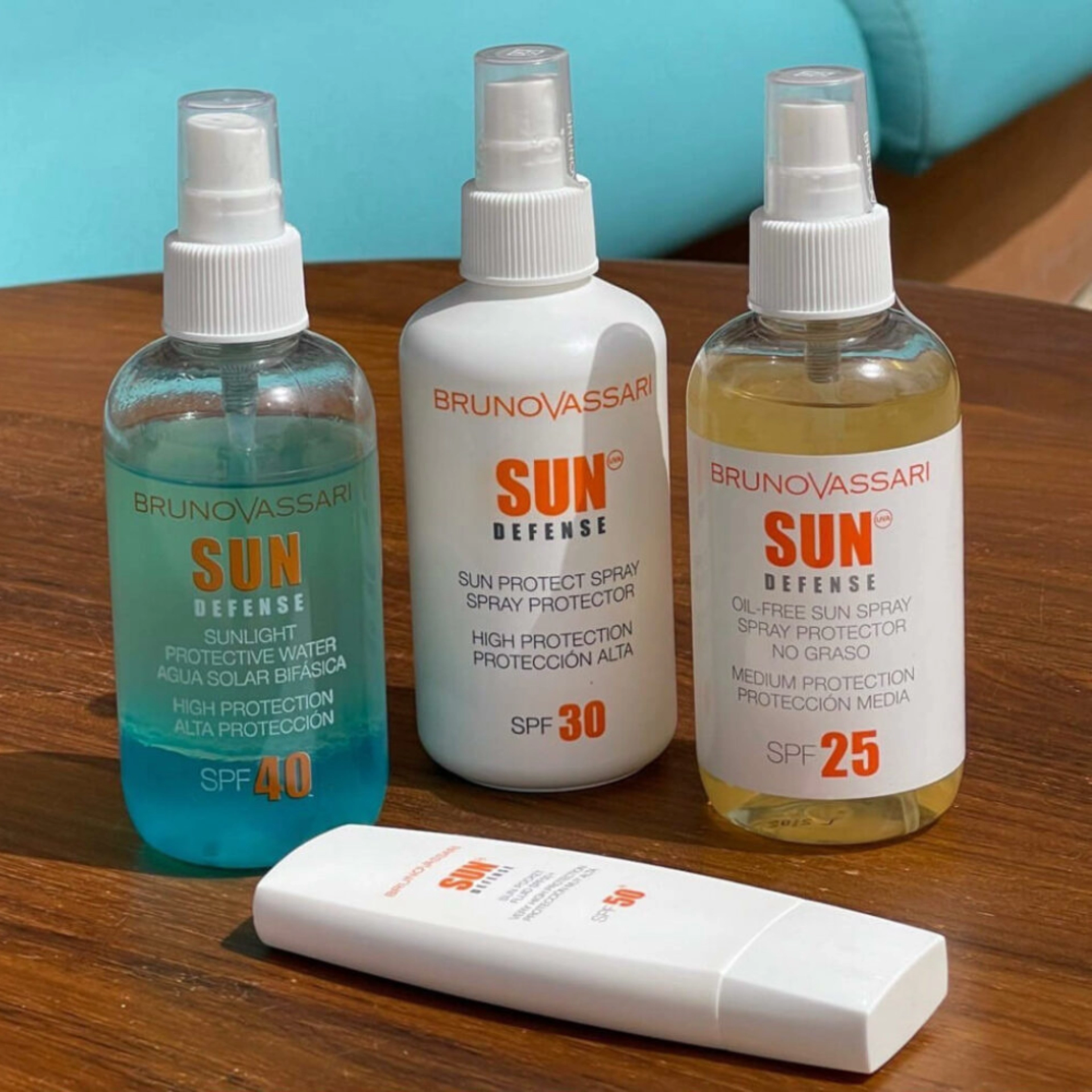 Sun Protection Spray SPF30 | Spray protector 200ml - Sun Defense - Bruno Vassari ®