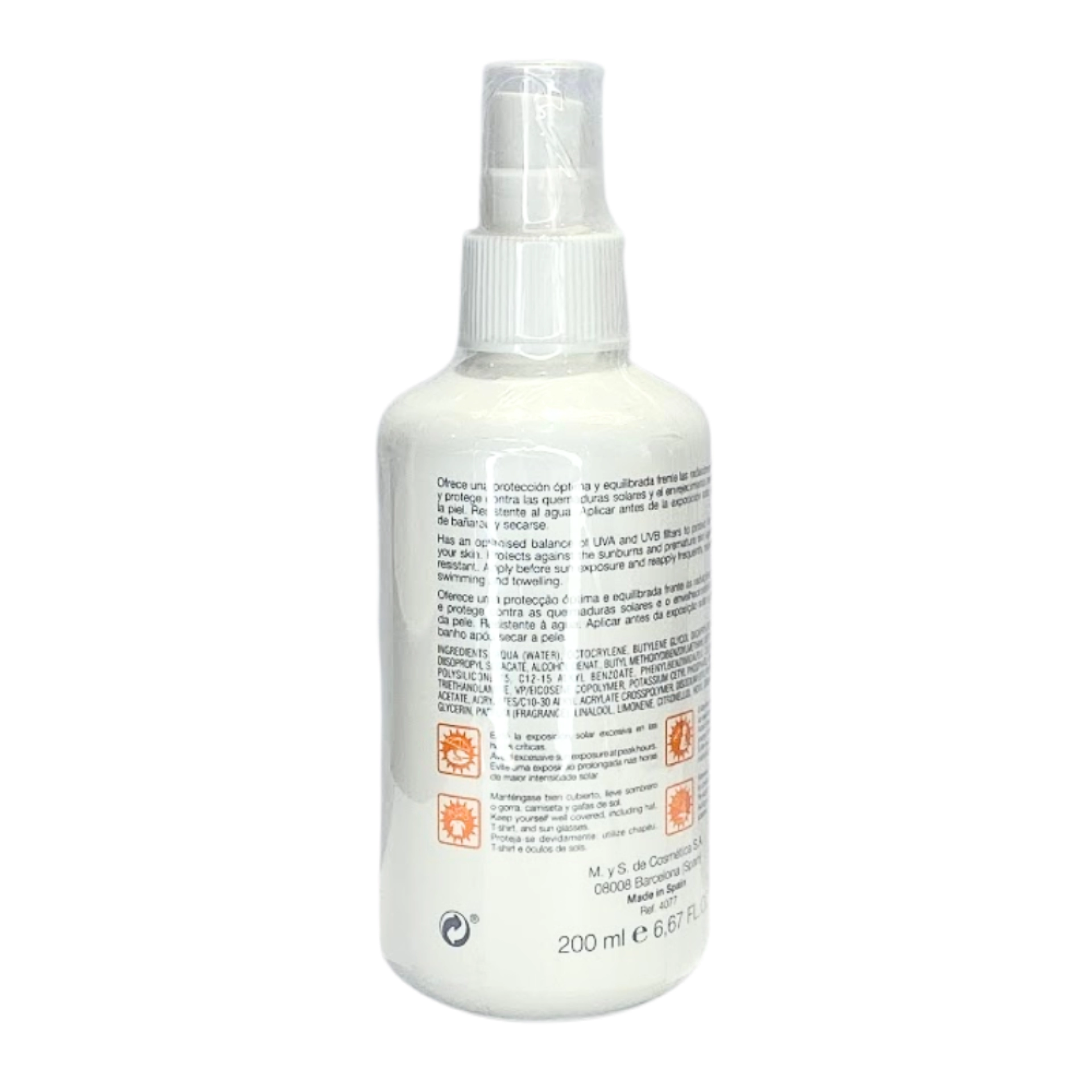Sun Protection Spray SPF30 | Spray protector 200ml - Sun Defense - Bruno Vassari ®
