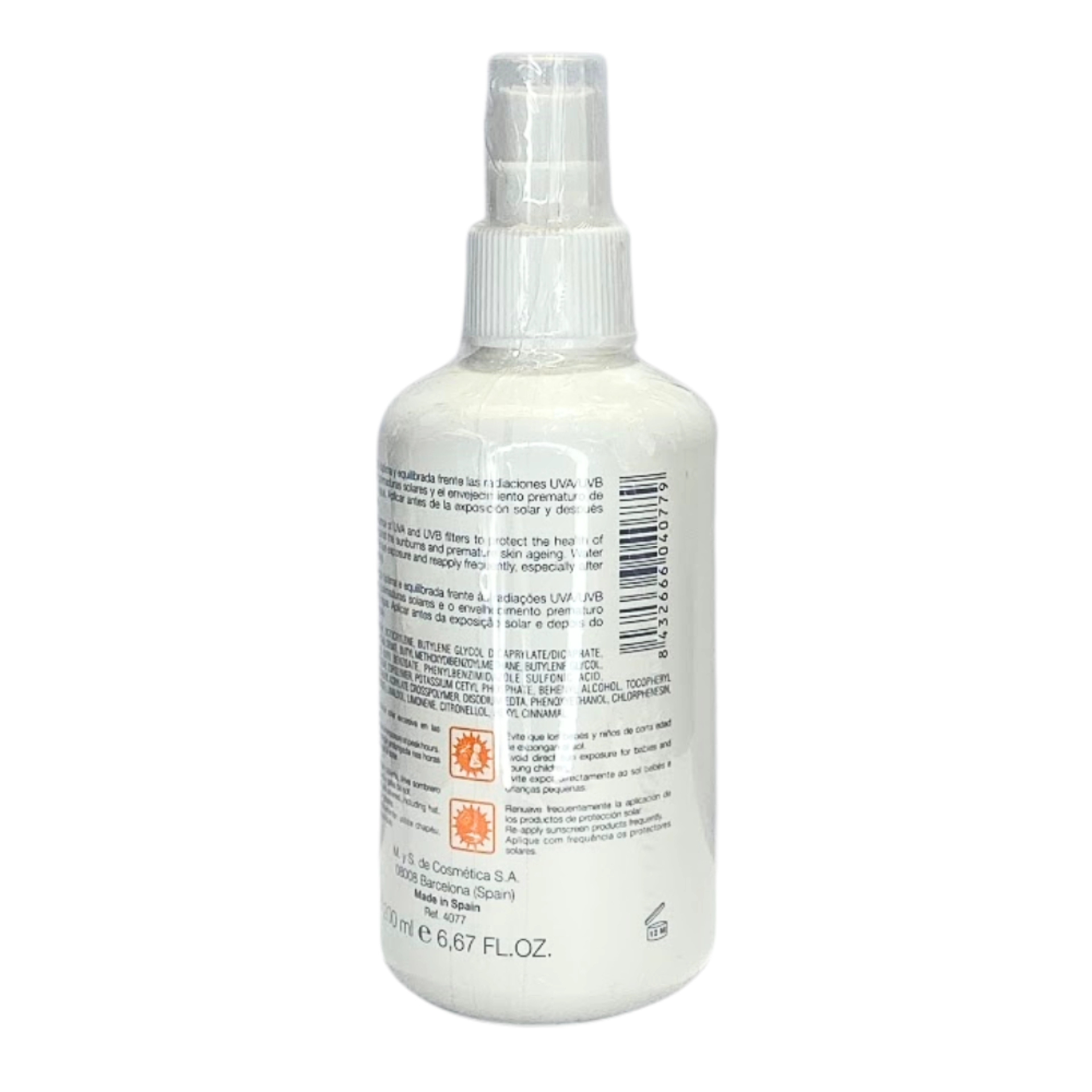 Sun Protection Spray SPF30 | Spray protector 200ml - Sun Defense - Bruno Vassari ®