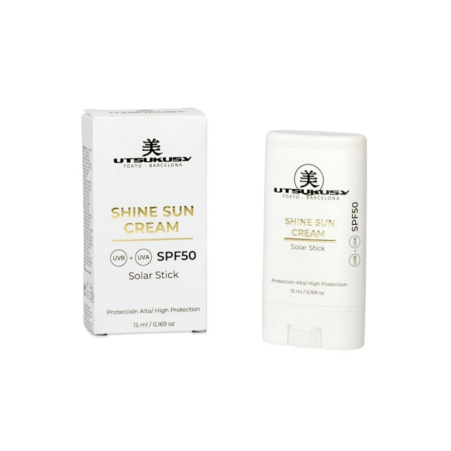 Sun Stick SPF 50 | Protector solar en stick 15 ml - Utsukusy ®