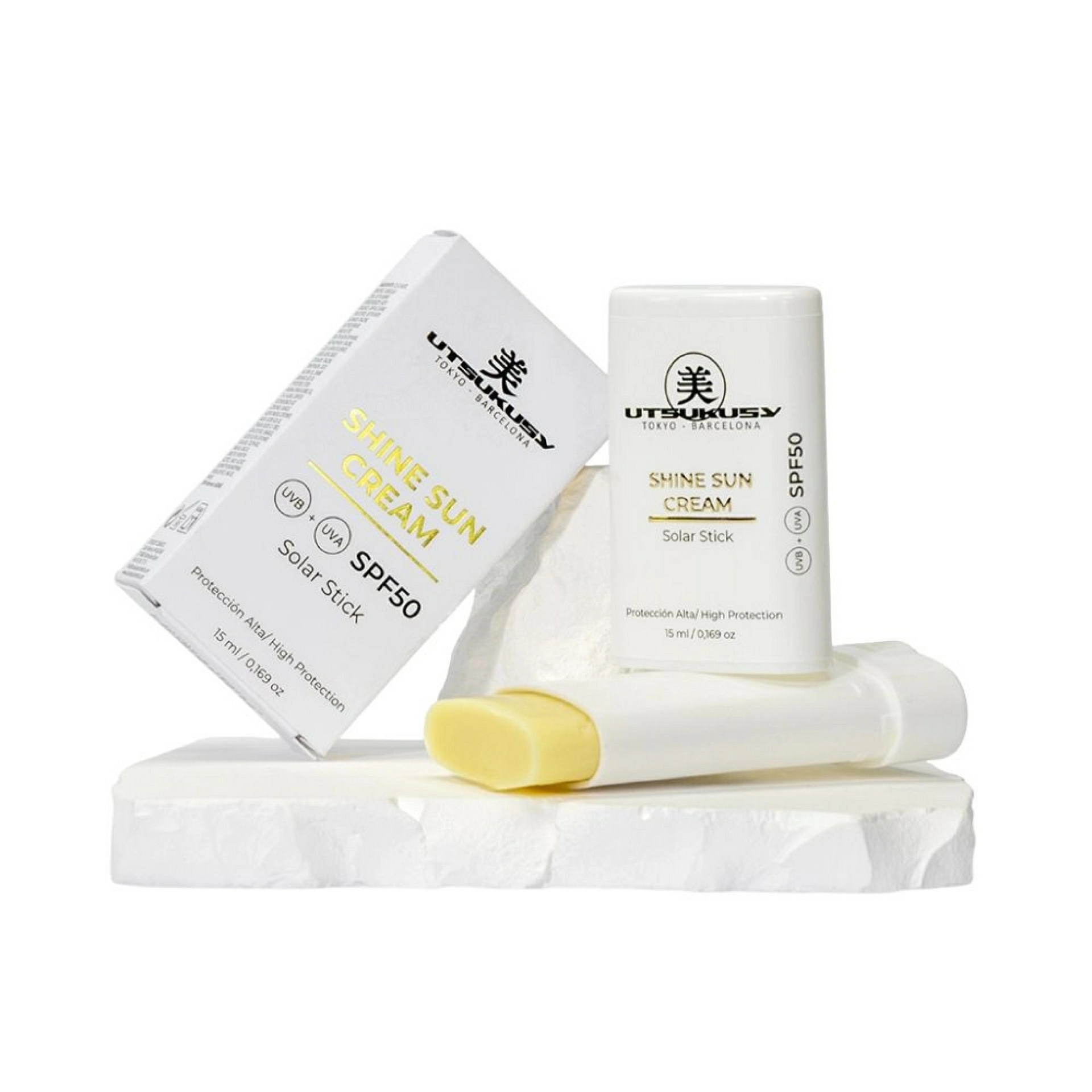 Sun Stick SPF 50 | Protector solar en stick 15 ml - Utsukusy ®