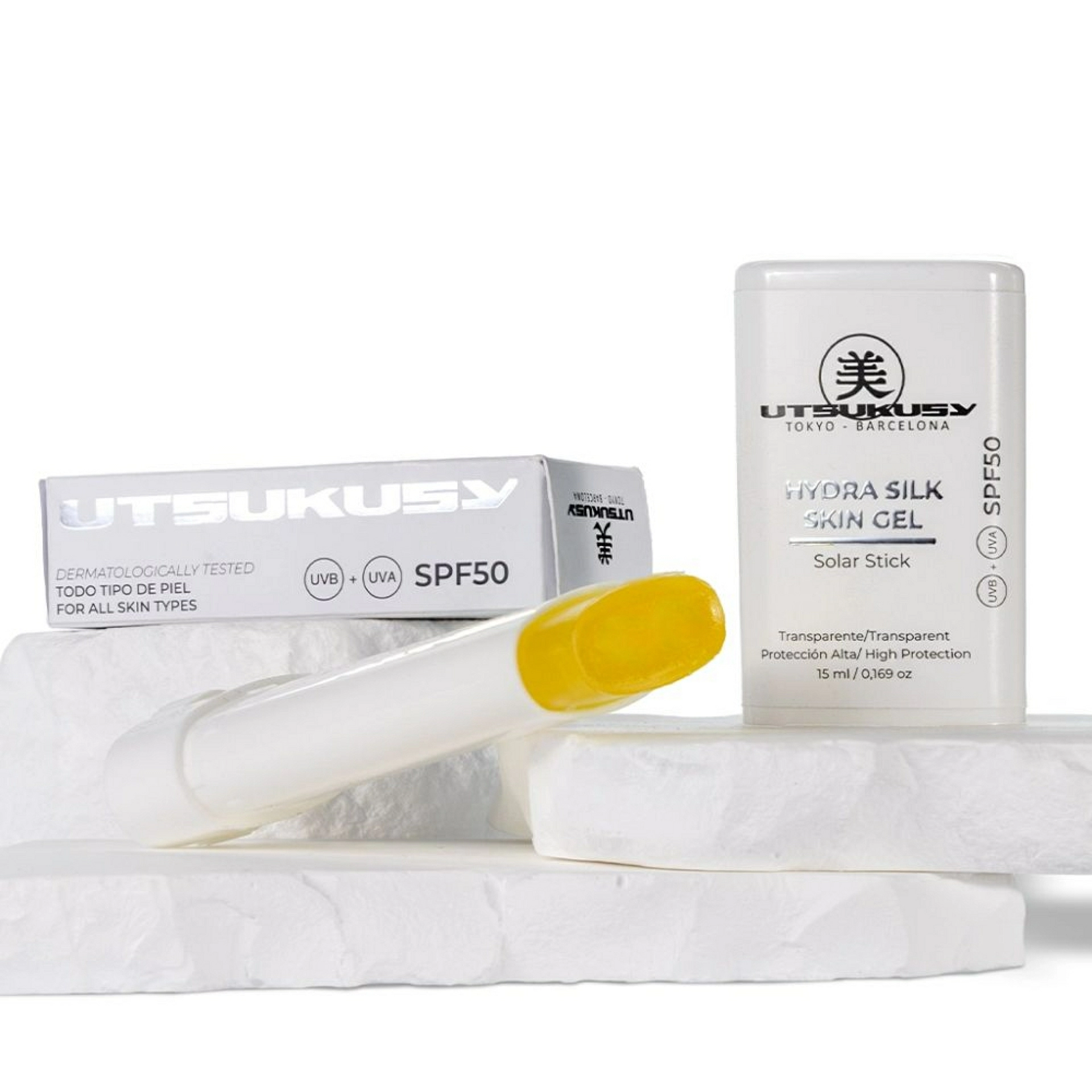 Sun Stick SPF 50 | Protector solar en stick 15 ml - Utsukusy ®