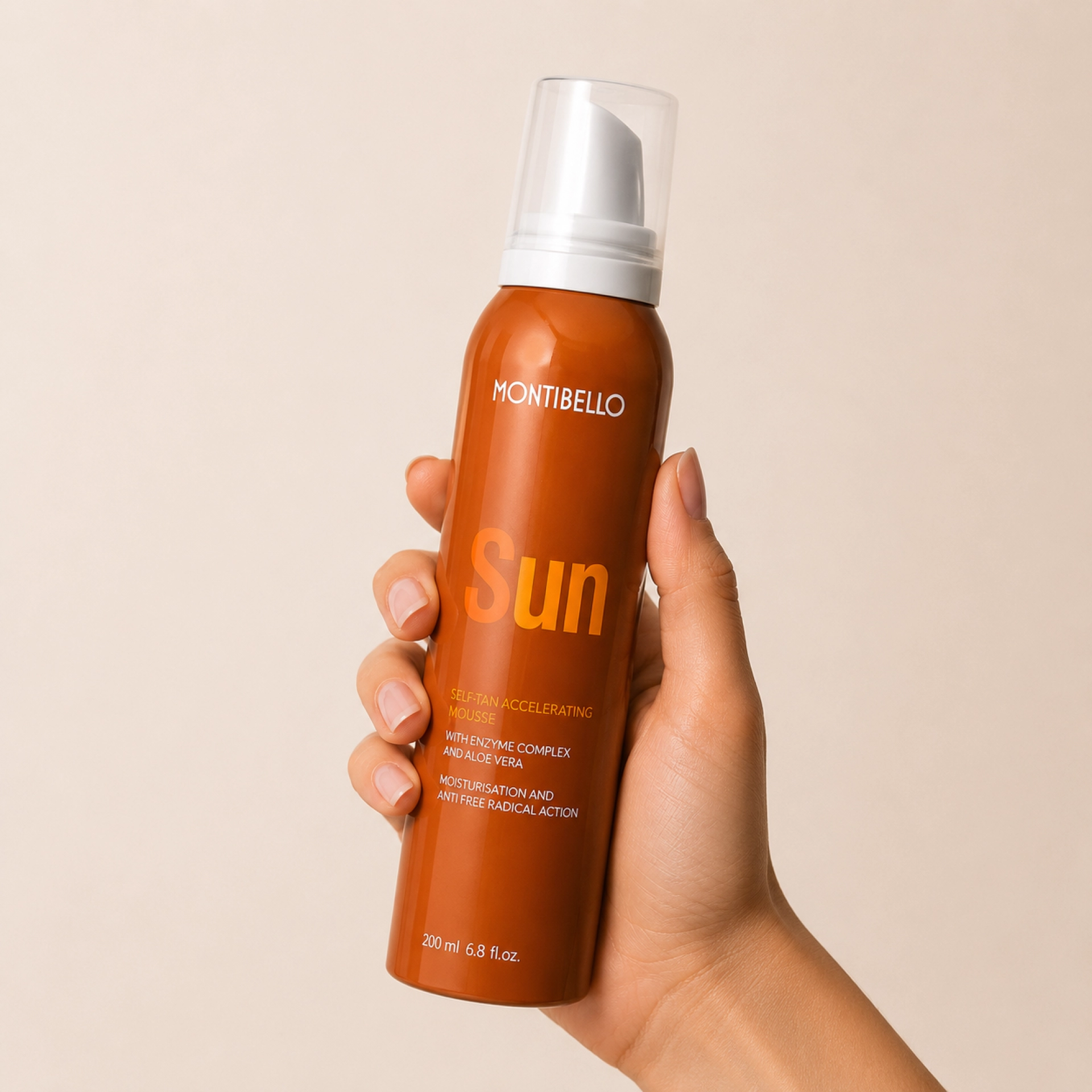 Suntan Accelerating Mousse | Espuma aceleradora del bronceado 200ml - Sun Age - Montibello ®