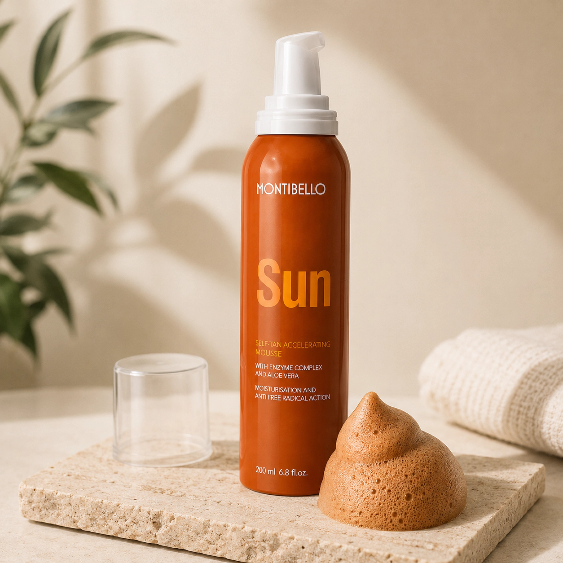 Suntan Accelerating Mousse | Espuma aceleradora del bronceado 200ml - Sun Age - Montibello ®