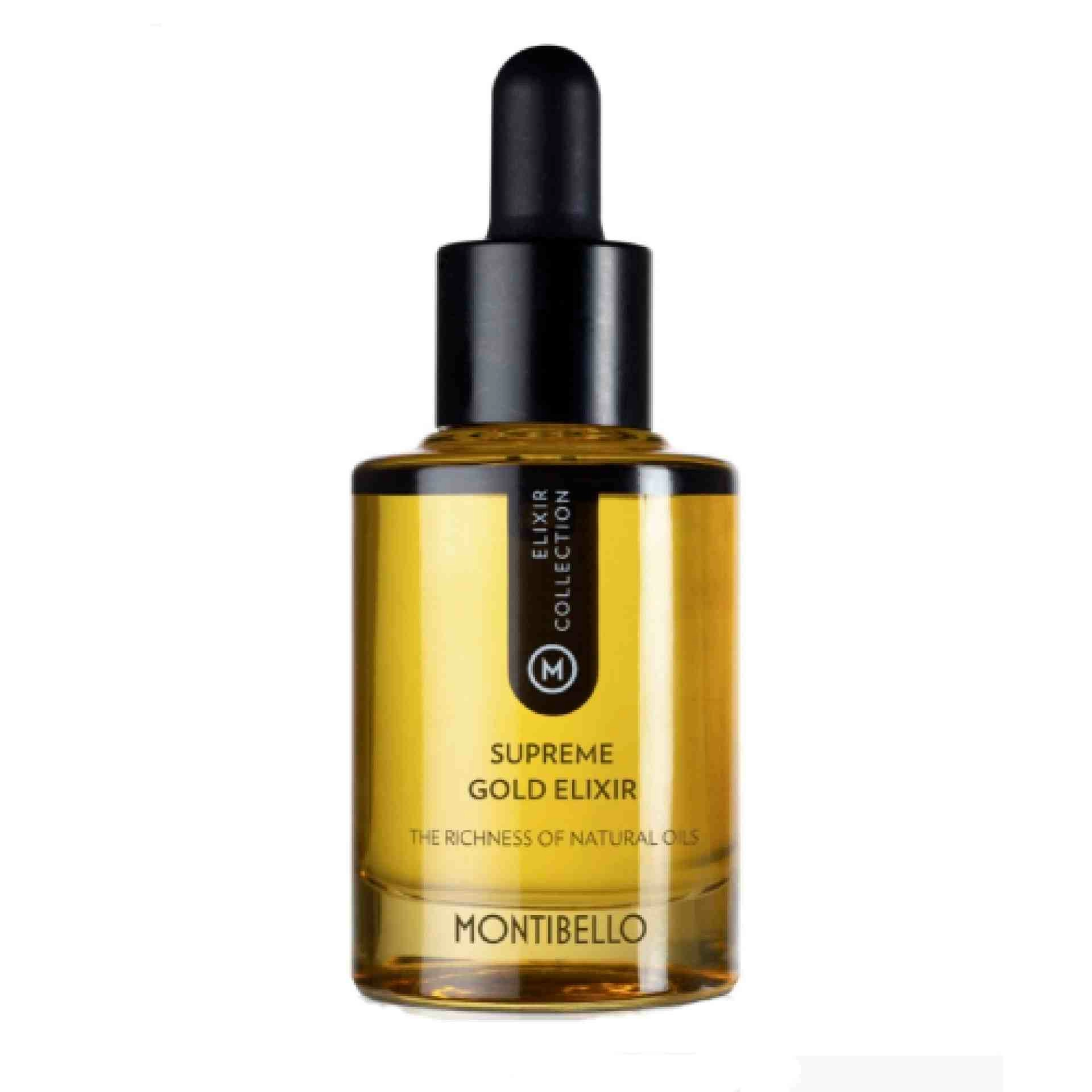 Supreme Gold Elixir | Elixir nutrición y reparación 30 ml - Elixir Collection - Montibello ®