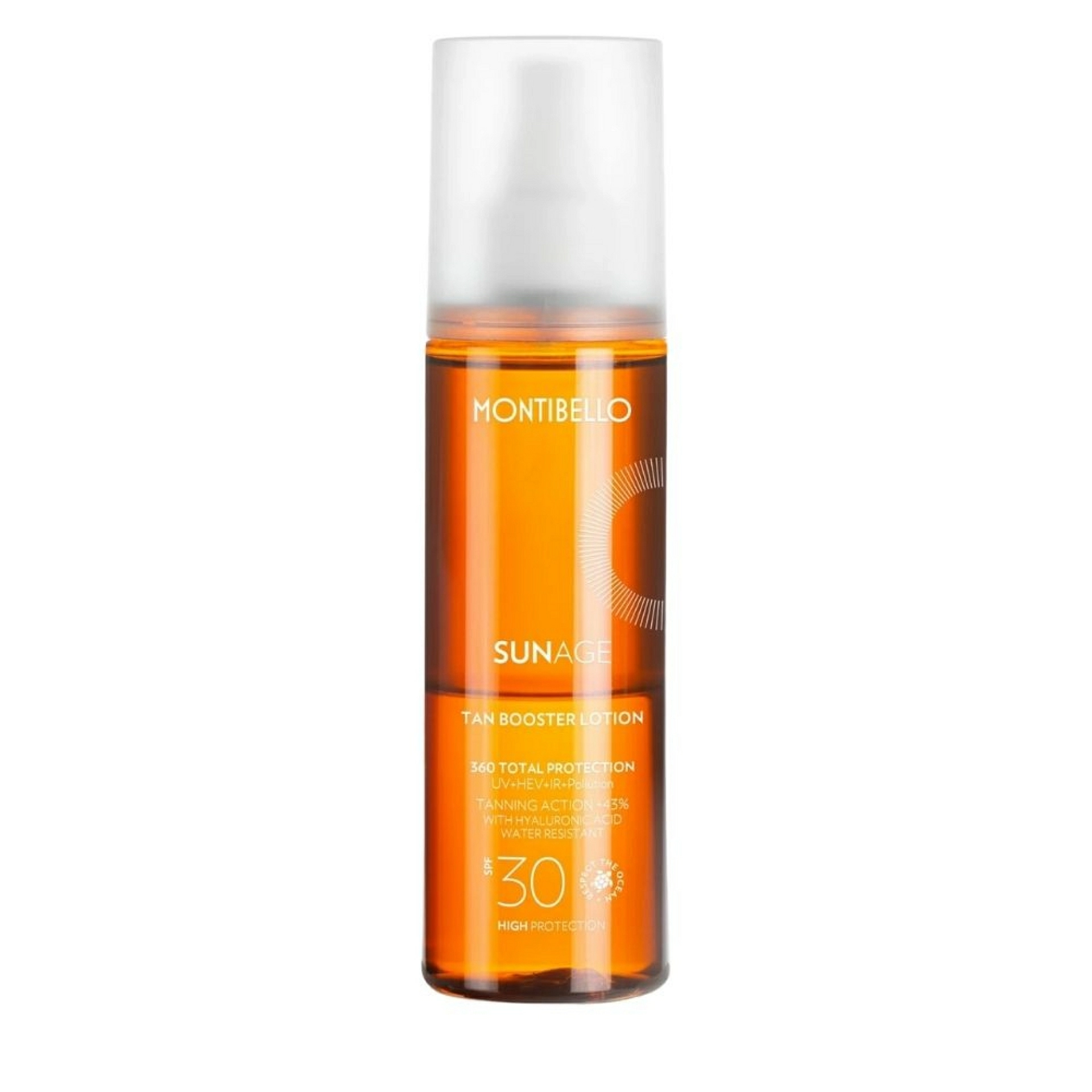 Tan Booster Lotion SPF 30 | Potenciador del bronceado 200ml - Sun Age - Montibello ®