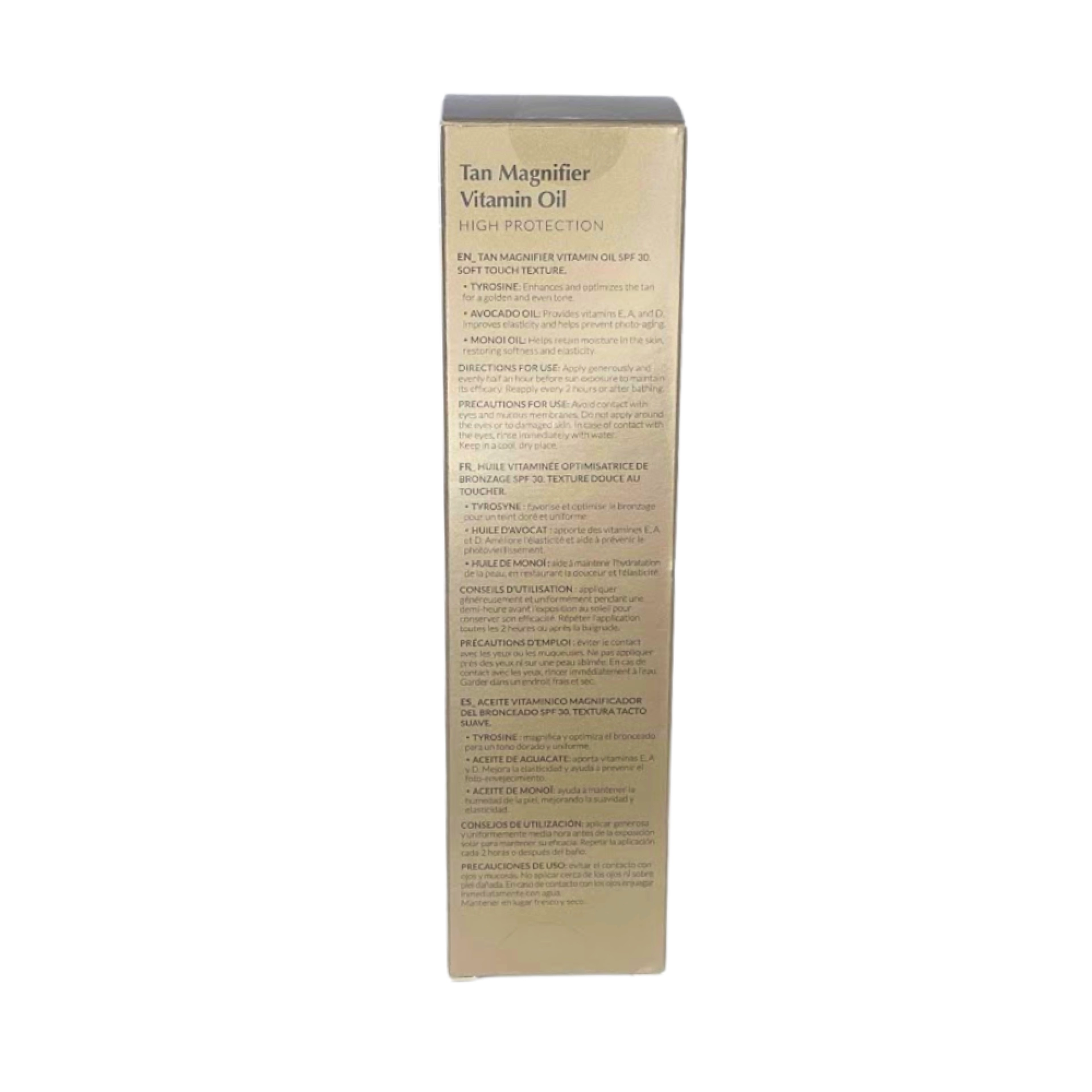Tan Magnifier Vitamin Oil | Protector solar corporal vitamínico SPF30 200ml - Sun Beauty - Casmara ®