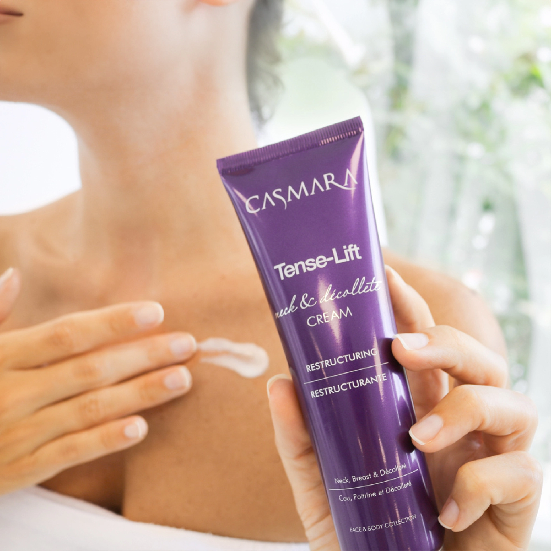 Tense-Lift Neck & Décollete Cream Restructuring 100ml | Crema Reafirmante - Casmara ®