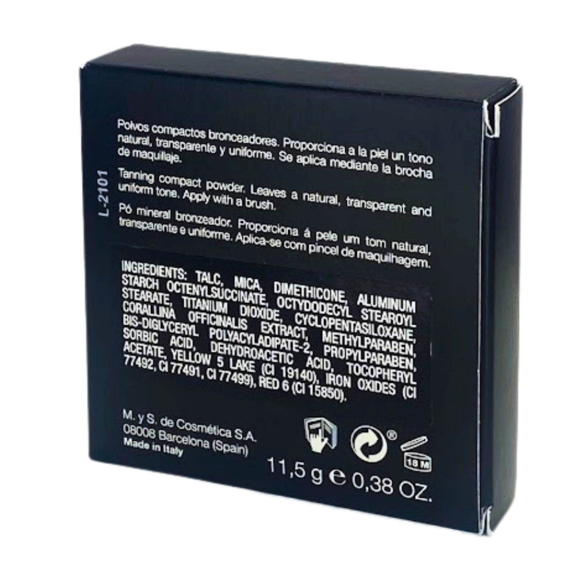 Terrabruna Nº 4 | Polvo bronceador 11.5gr - Maquillaje - Bruno Vassari ®