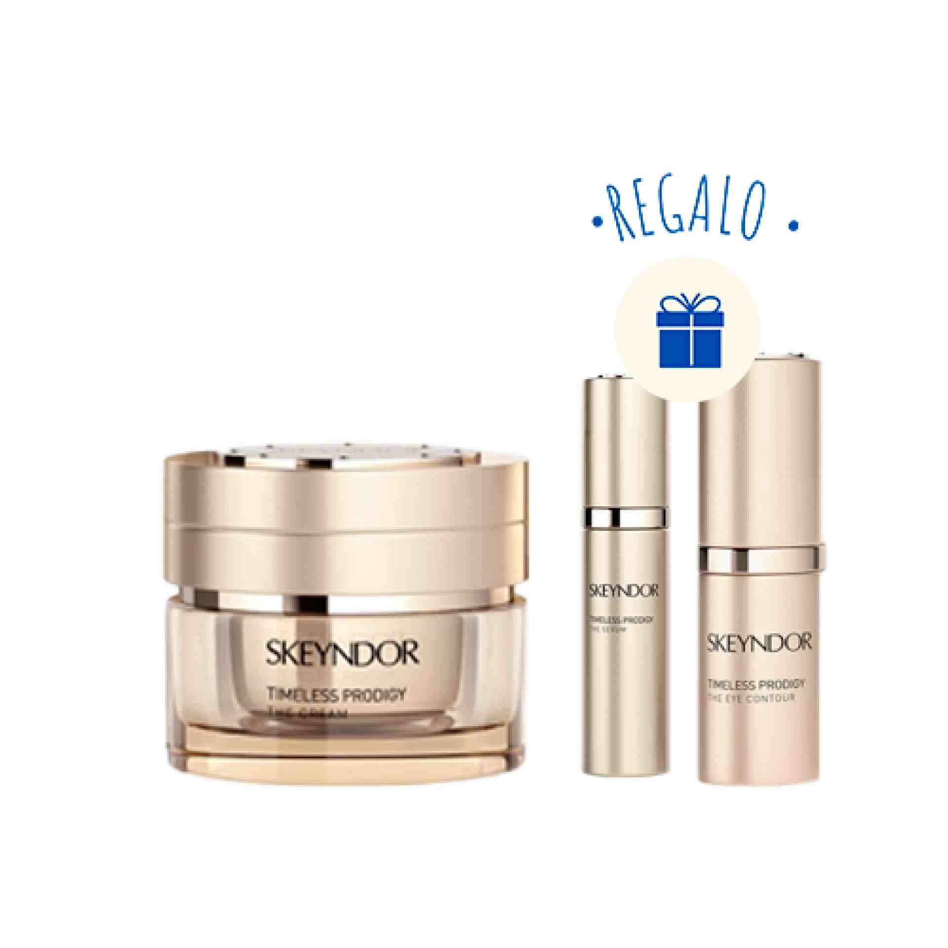 The Cream 50ml + Regalo Minitallas Serum 5ml y Contorno de Ojos 5ml | Timeless Prodigy - Skeyndor ®