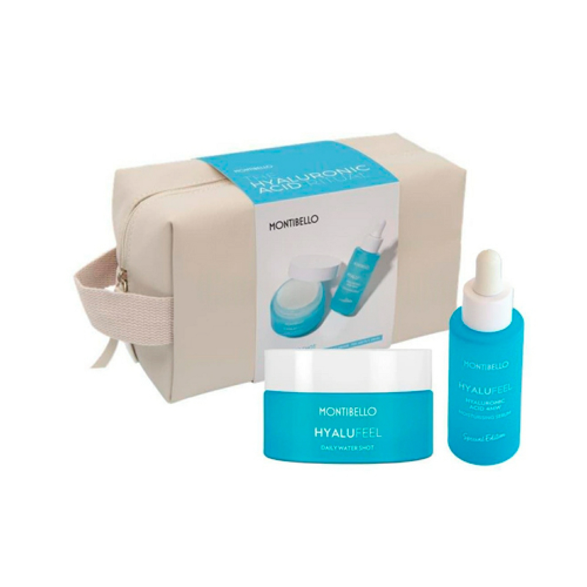 The Hyaluronic Acid Ritual | Crema o Gel Crema 50ml + Serum 30ml - Hyalufeel - Montibello ®