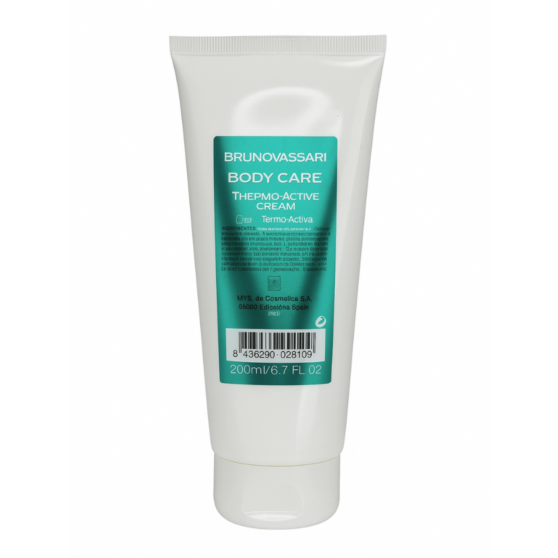 Thermo-Active Cream | Crema Termo-activa 200ml - Body Care - Bruno Vassari ®