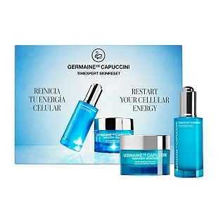 Timexpert Skinreset Rutina Reset Bioenergética | Sérum 50 ml y Crema Energizante Facial 50ml | Germaine de Capuccini ®