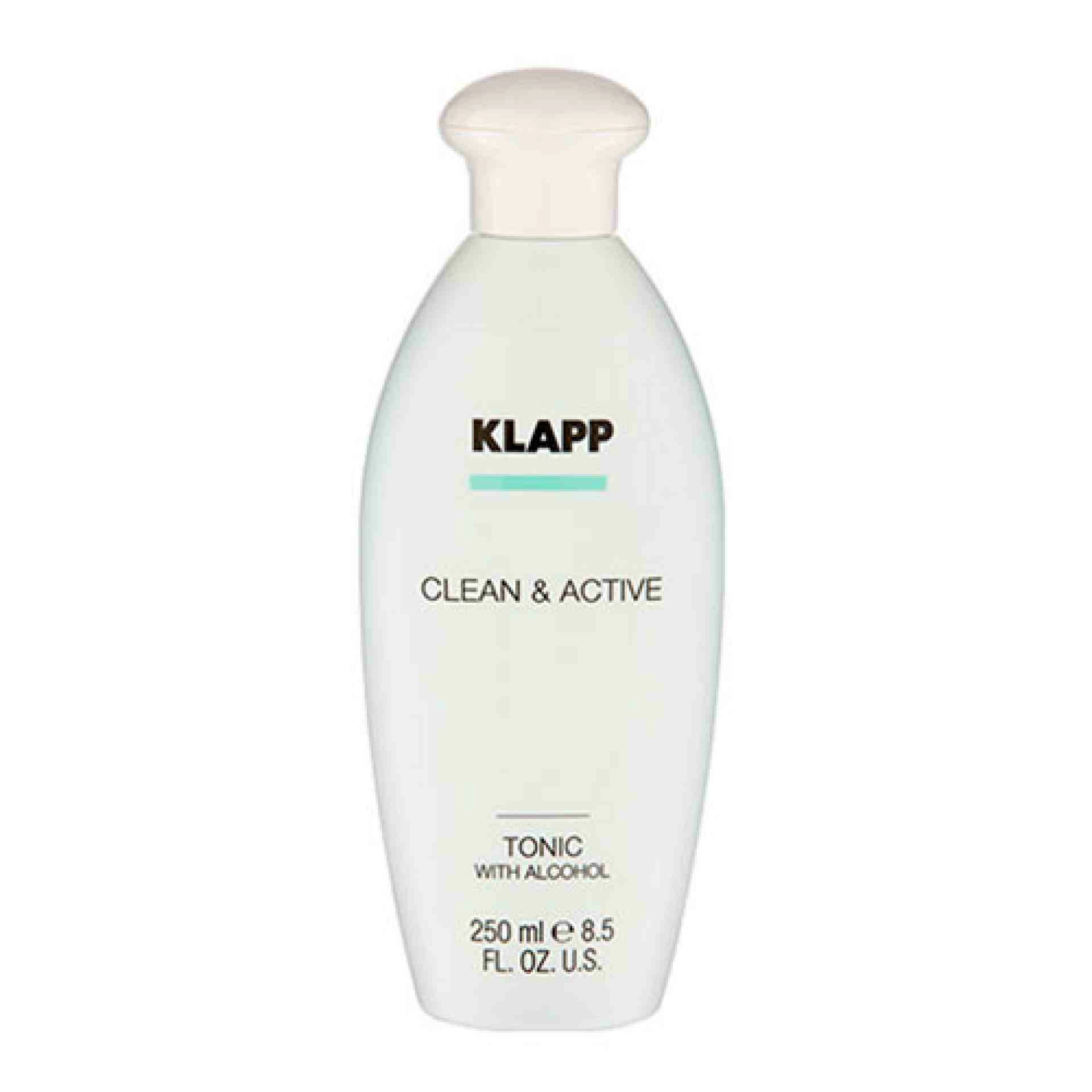 Tonic With Alcohol | Tónico Facial con Alcohol 250ml - Clean & Active - Klapp ®