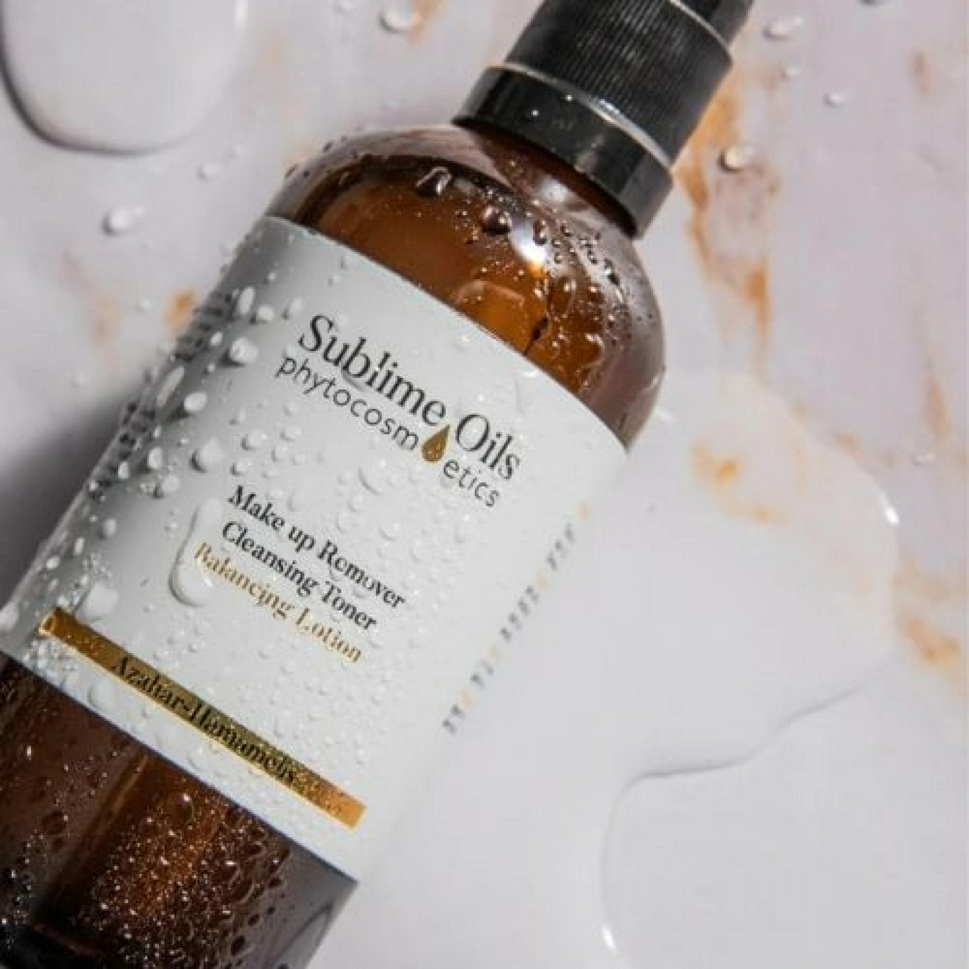 Tónico Limpiador Desmaquillante de Azahar y Hamamelis | Poros, Acné y Equilibrio | Sublime Oils ®