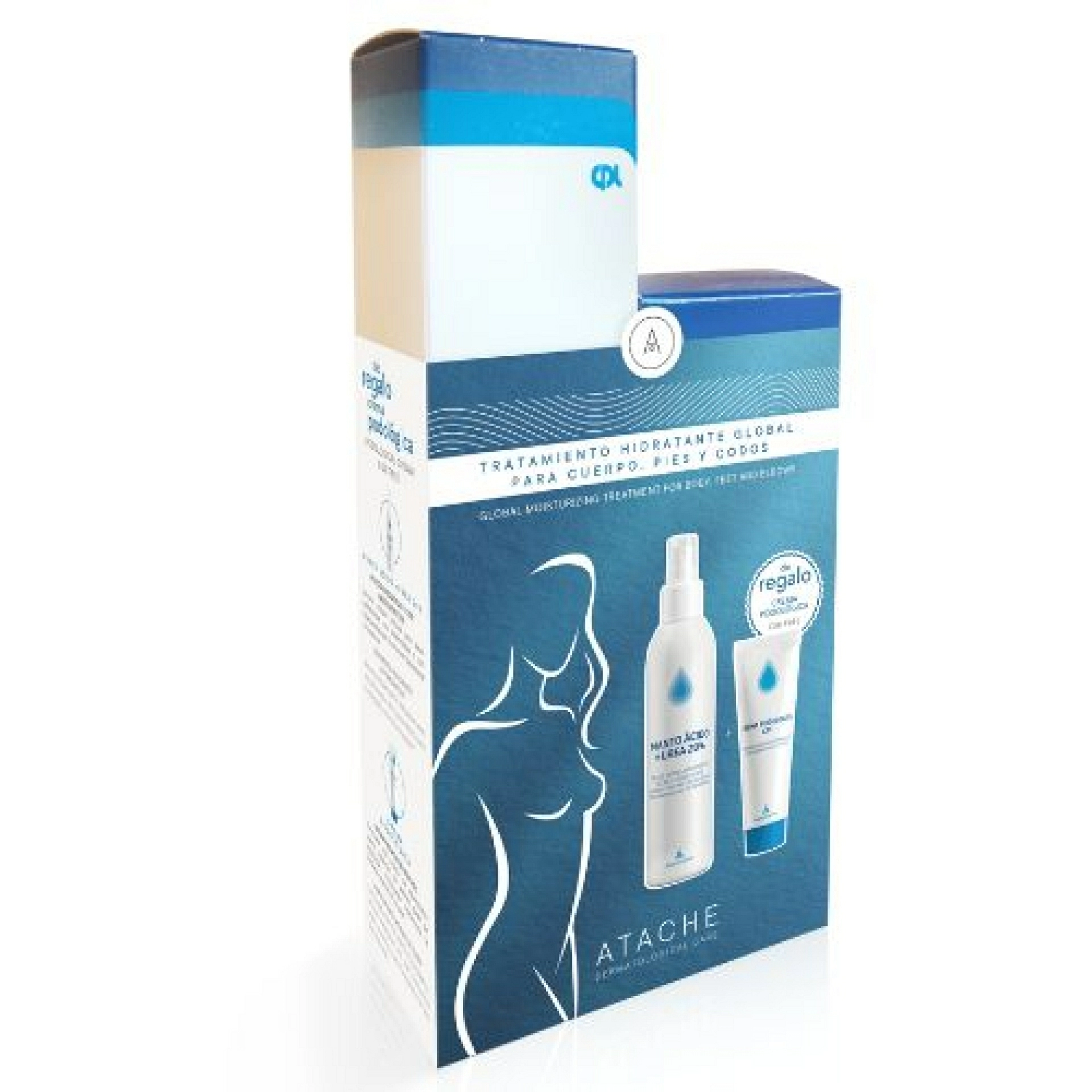 Tratamiento hidratante global | Manto Ácido + Urea 100ml + Crema podológica CPI 50ml  | Atache ®