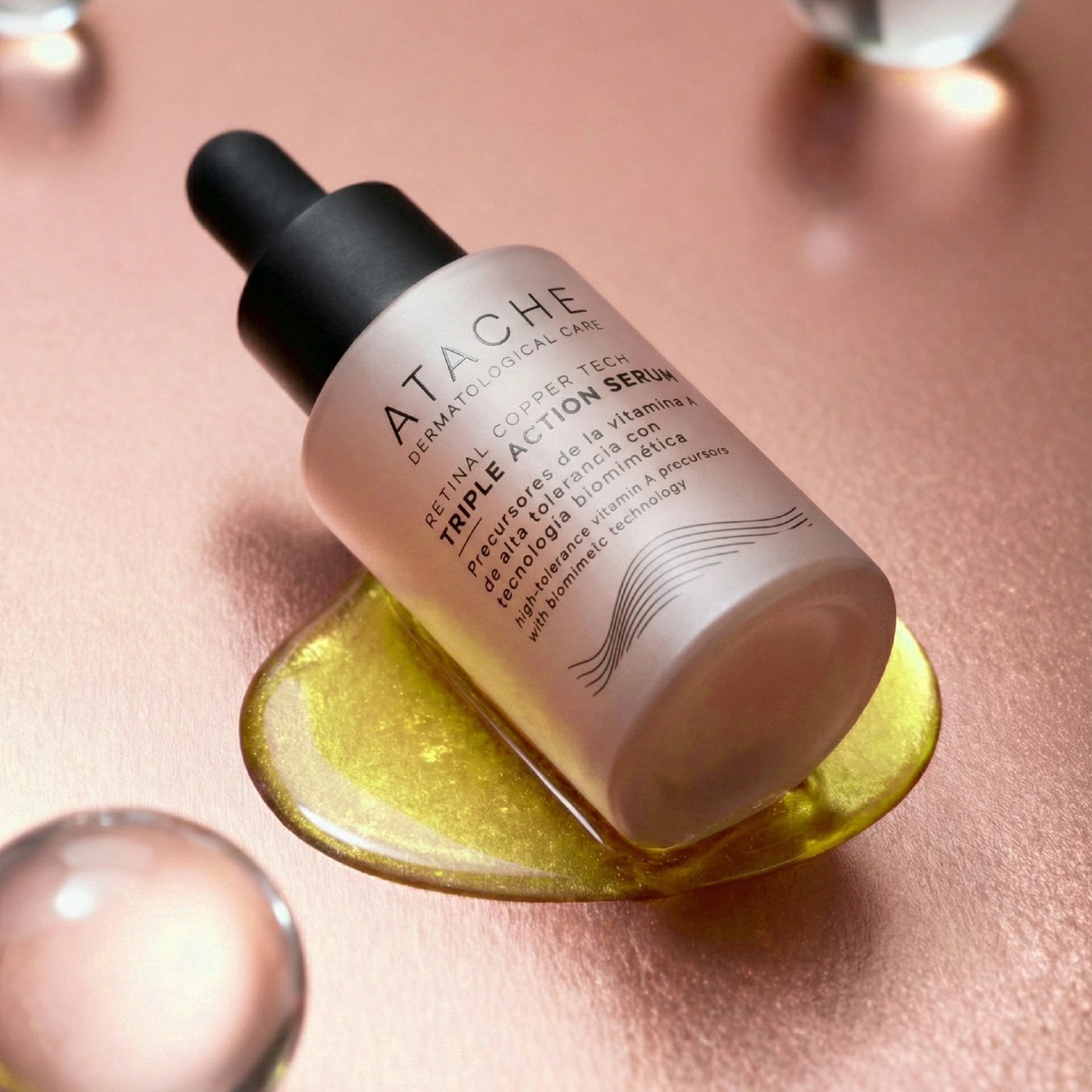 Triple Action Serum | Sérum nocturno con Retinal - 30ml - Retinal Copper Tech - Atache ®