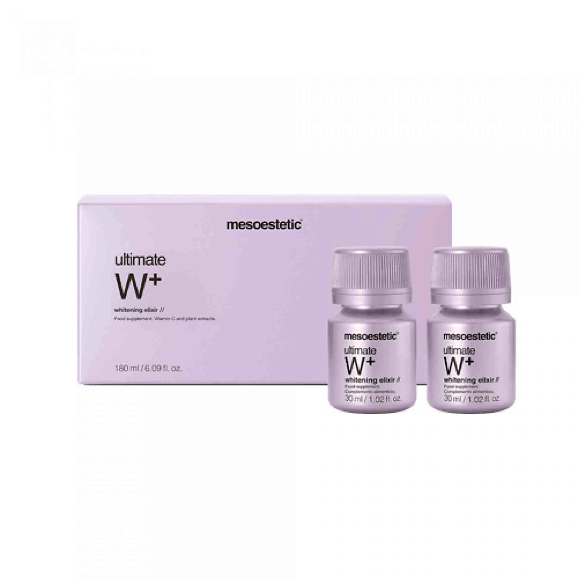 Ultimate W+ Whitening Elixir | Nutricosmético 6x30ml - Mesoestetic ®