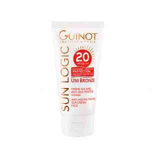 Uni Bronze Crème Solaire Anti-Âge Teintée Visage SPF20 | Solar 50ml - Sun Logic- Guinot ®