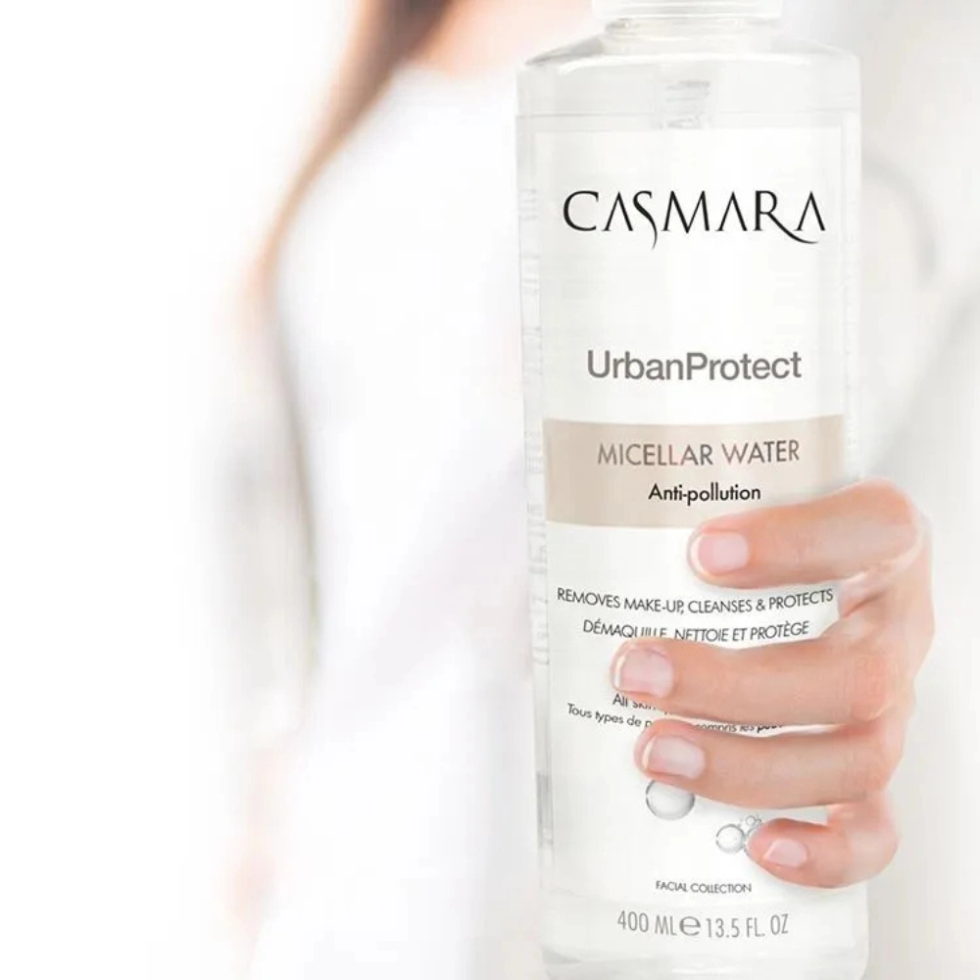 UrbanProtect. Micellar Water | Agua Micelar Antipolución 400 ml - Casmara ®