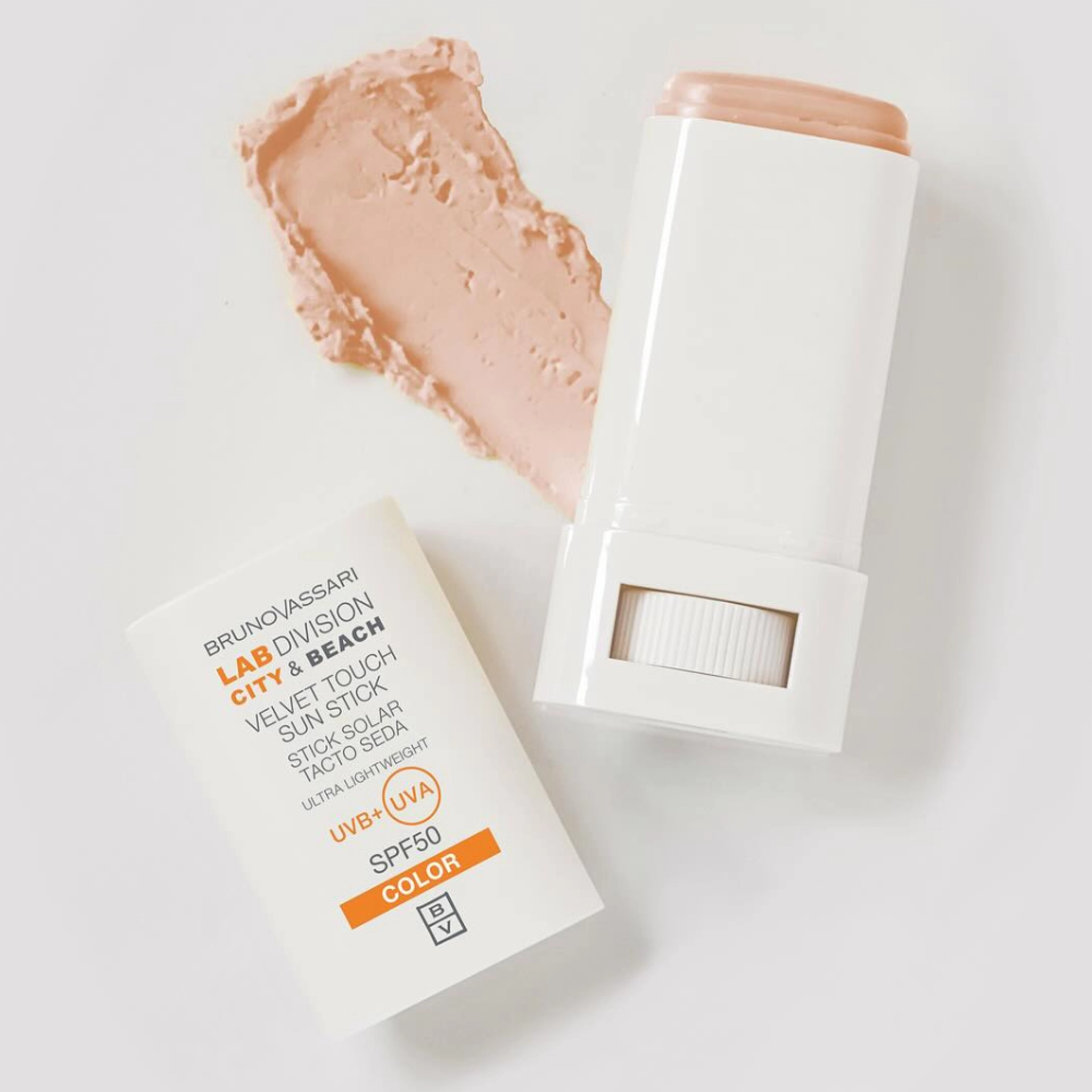 Velvet Touch Sun Stick SPF50 | Stick solar 17g - City&Beach - Bruno Vassari ®